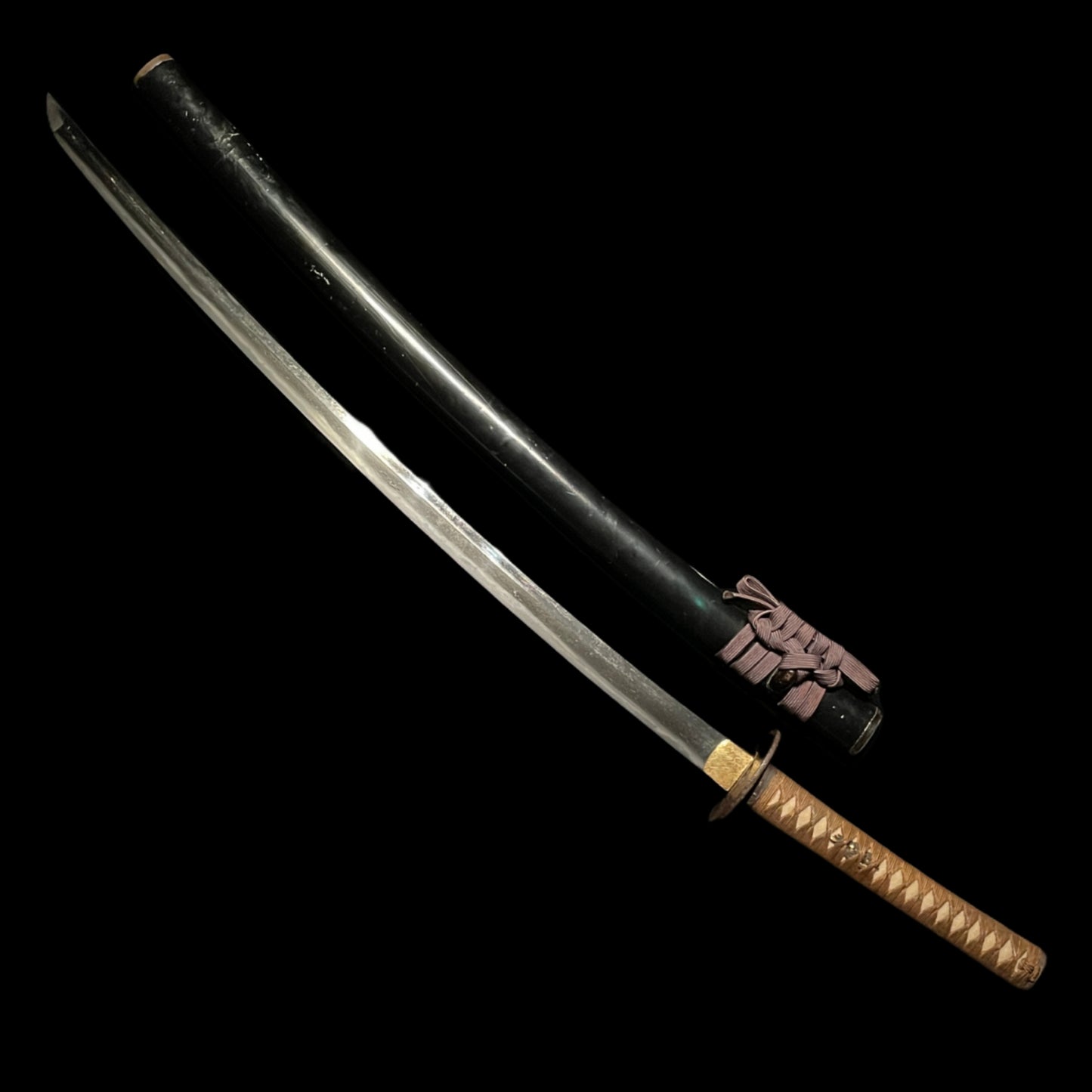 Black KATANA, Edo period mumei, 698mm (27.48 in.)