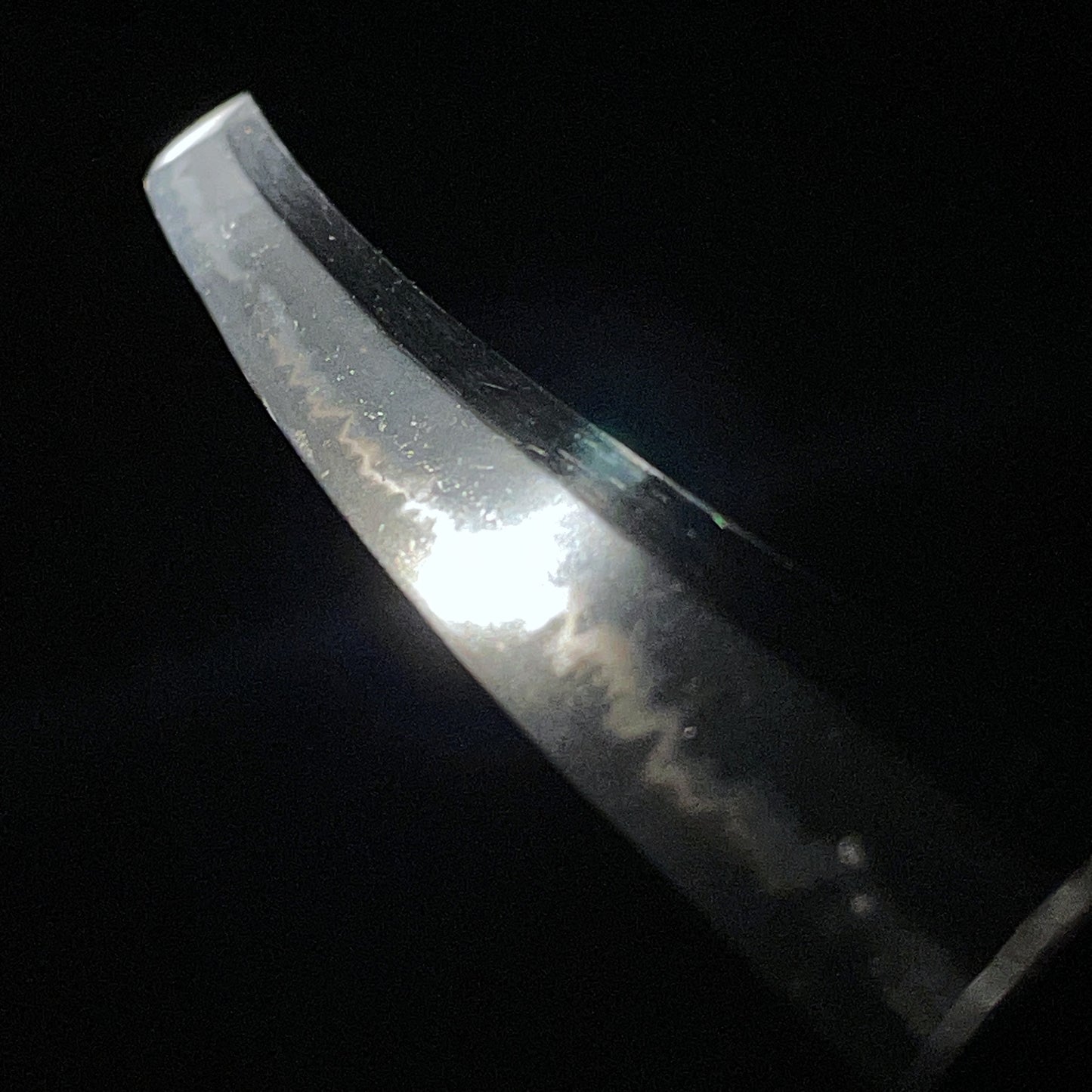 Short Wakizashi, Purple Tsukamaki, Peas Menuki, Edo period mumei