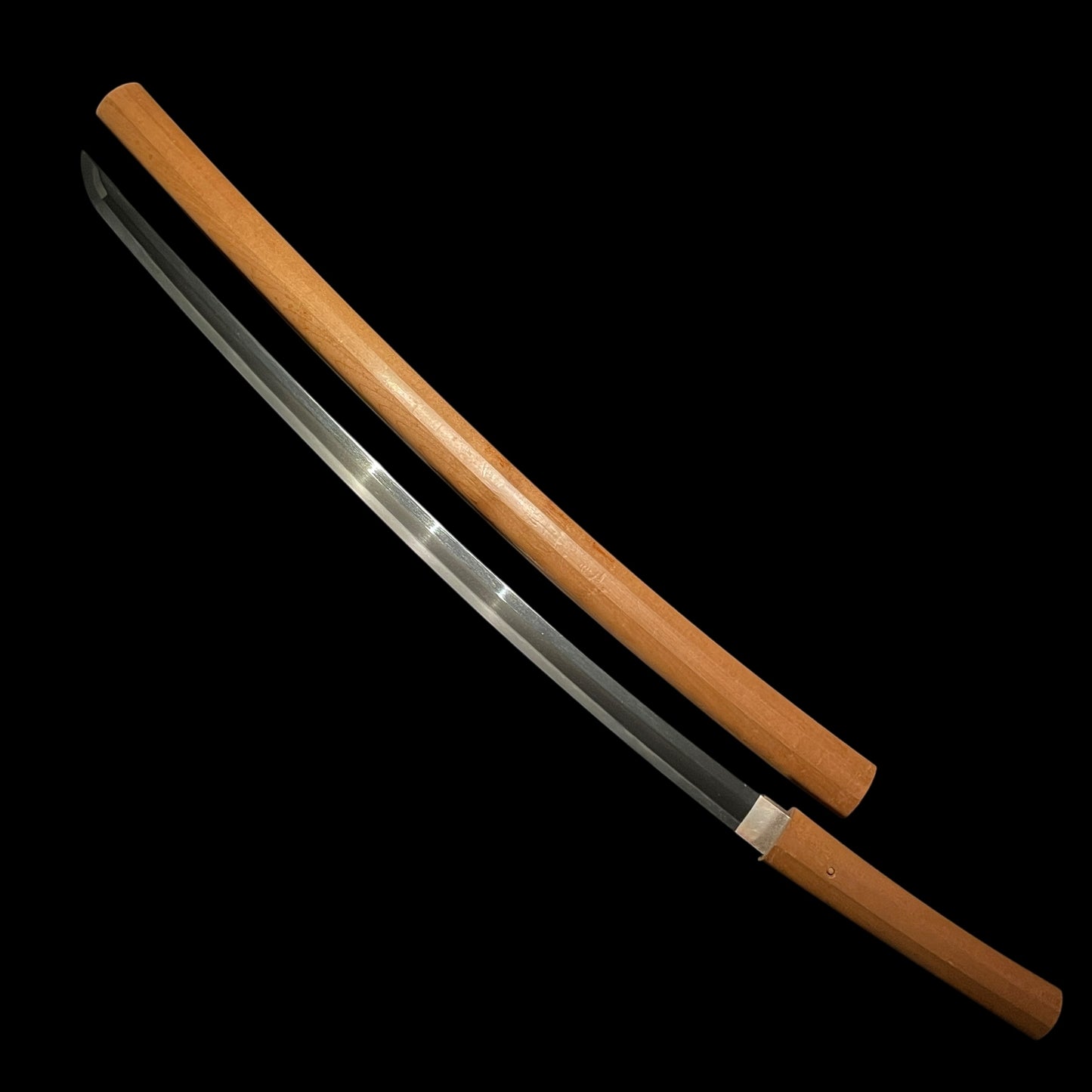 Rugged KATANA Heavy Blade in Shirasaya, Bakumatsu Late Edo period mumei