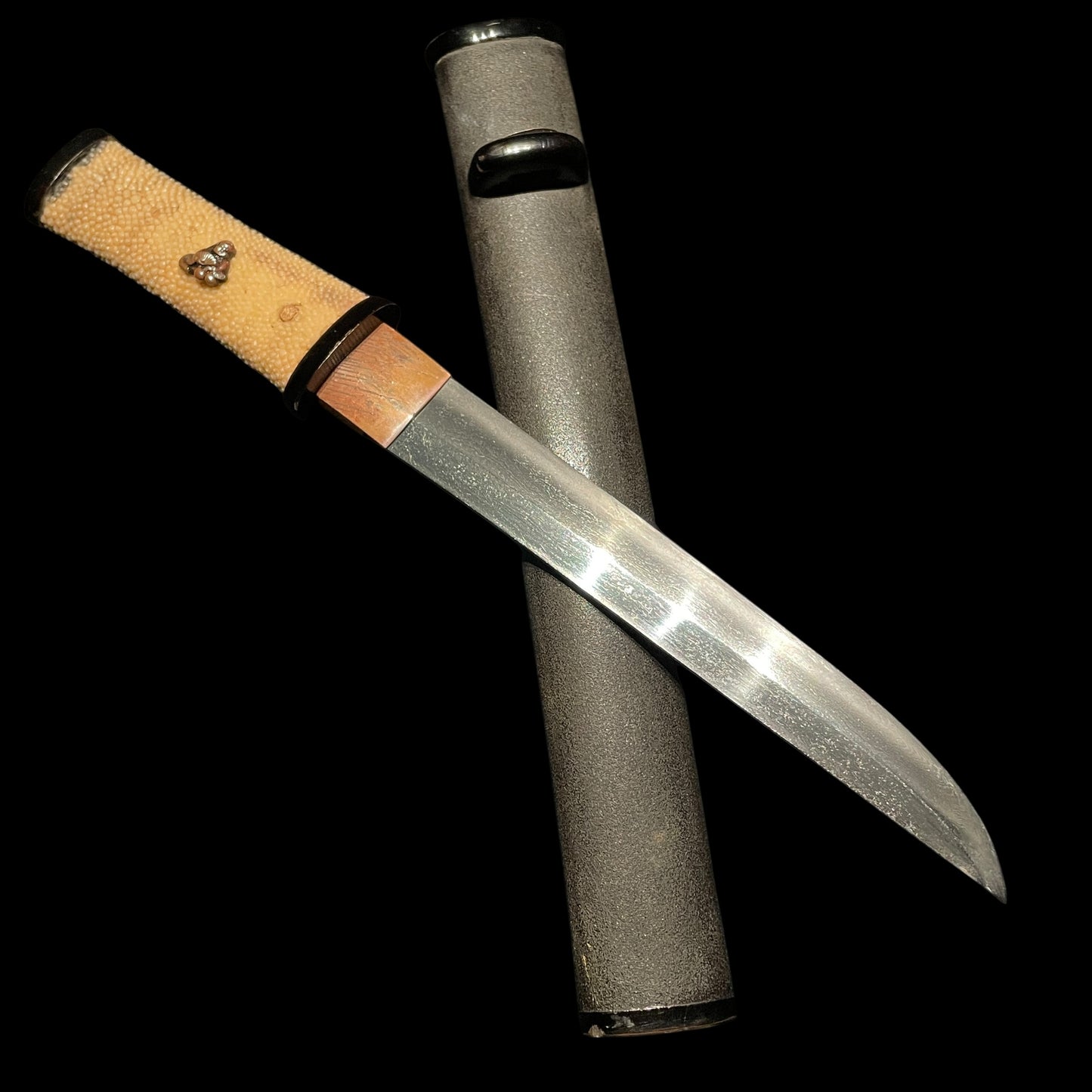 Aikuchi Tanto 合口短刀, with Kozuka, Edo period mumei