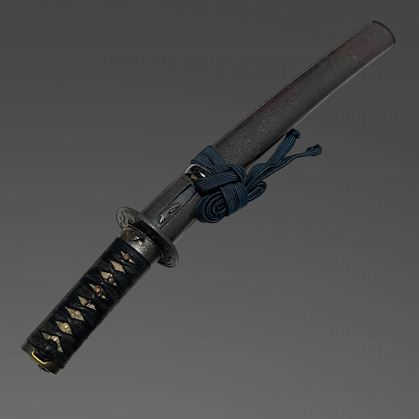 Deer Fuchikashira Thick TANTO, with Kozuka Kogai, Late Edo period mumei