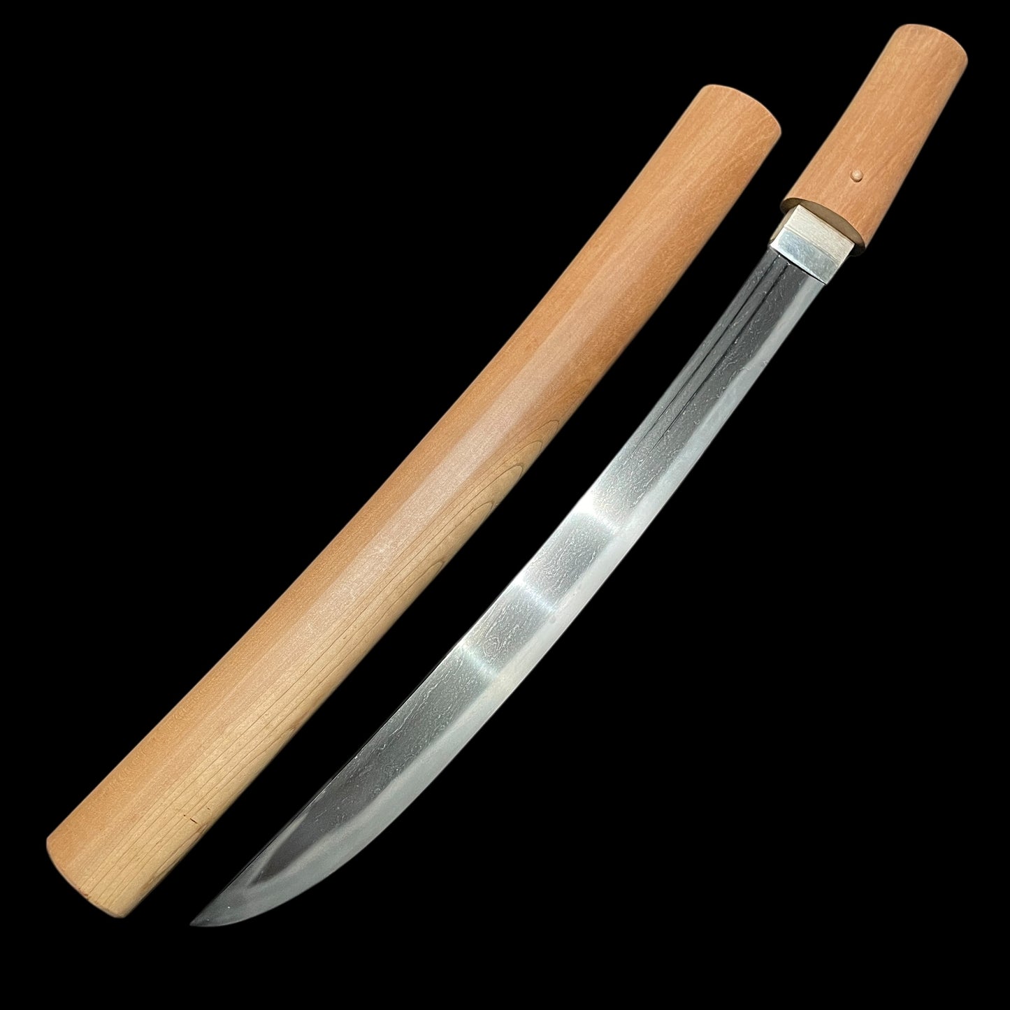 Hirazukuri Danbira Wakizashi, Wide blade, Edo period mumei