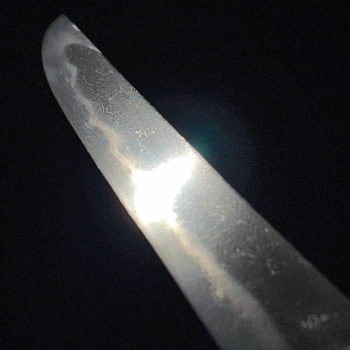 Kawarinuri-Saya 変塗鞘, Horse Fuchikashira TANTO, Edo period mumei
