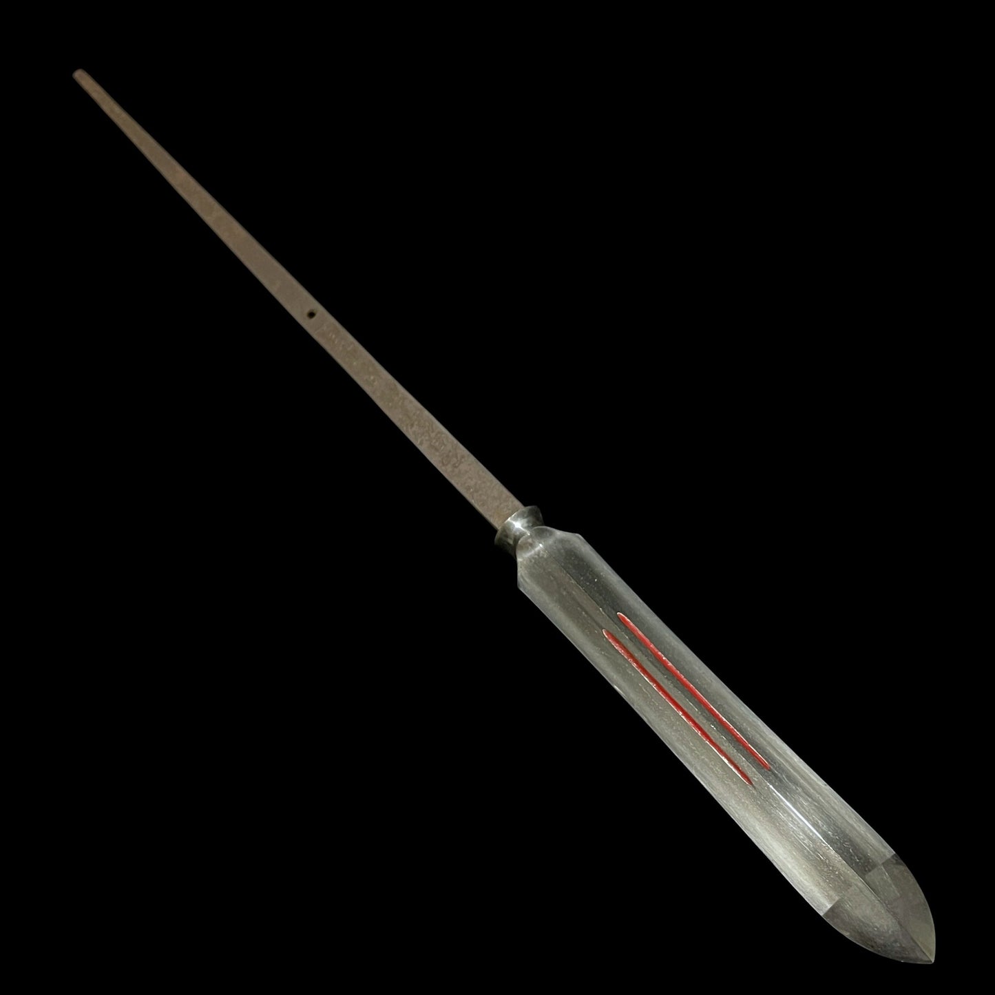 Ryoshinogi-Yari 両鎬槍, Iwaminokami Fujiwara Masanao 石見守藤原正直 signed, Early Edo period