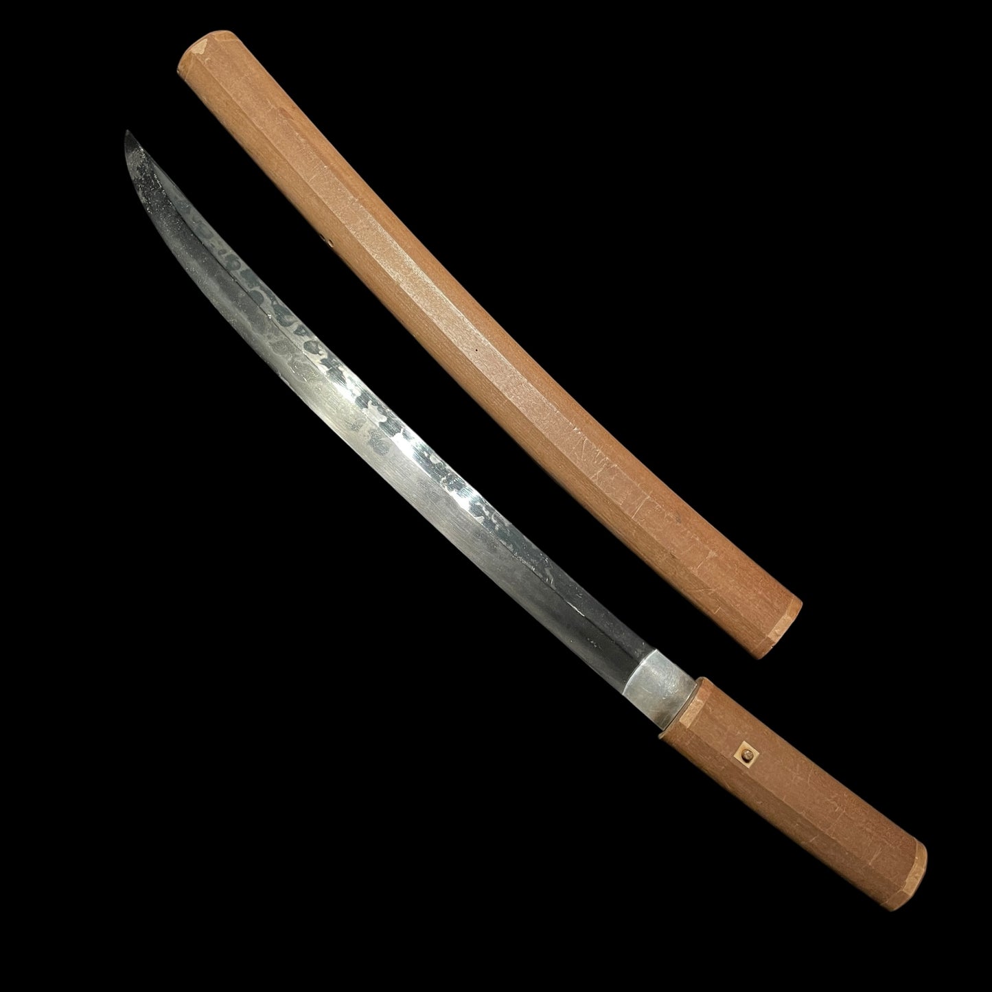 HITATSURA 皆焼 Shobuzukuri 菖蒲造 Wakizashi, Muromachi period mumei