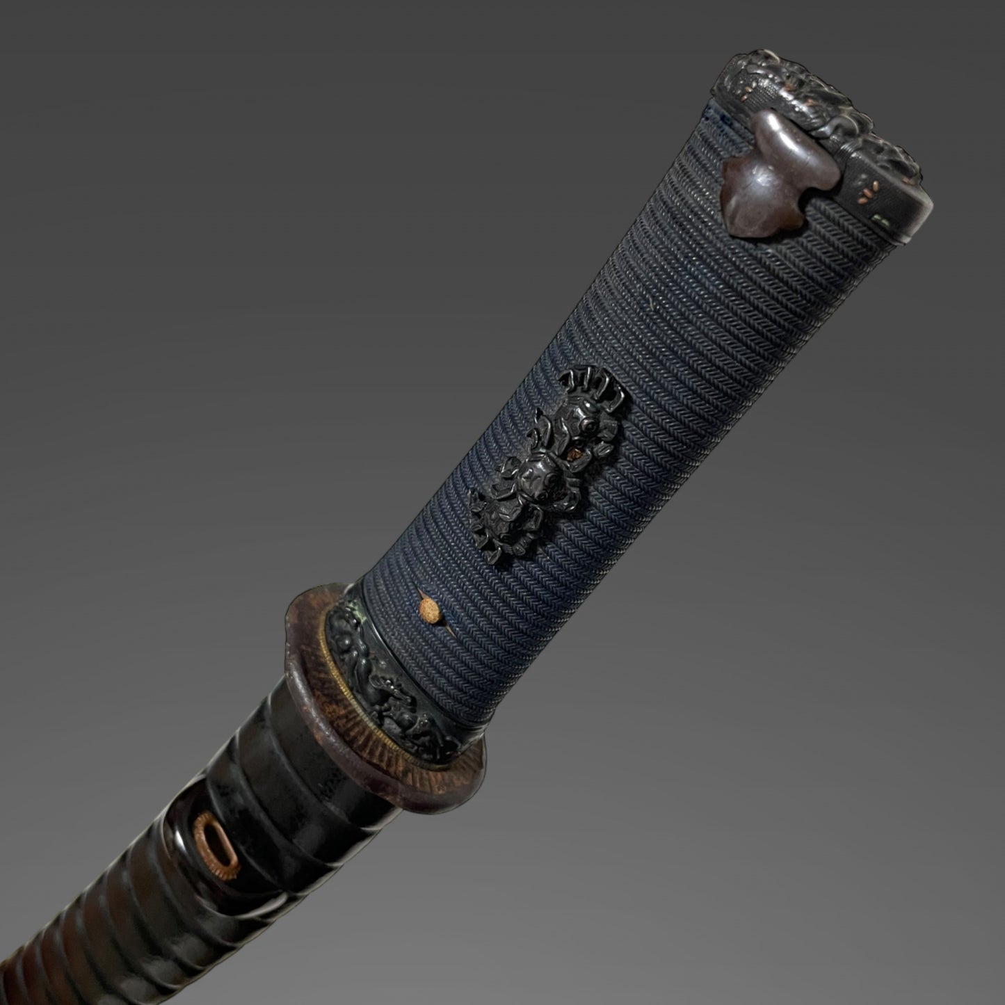 印籠刻鞘拵 Inrokizamisaya Koshirae, Ujifusa 氏房 signed TANTO, Muromachi period