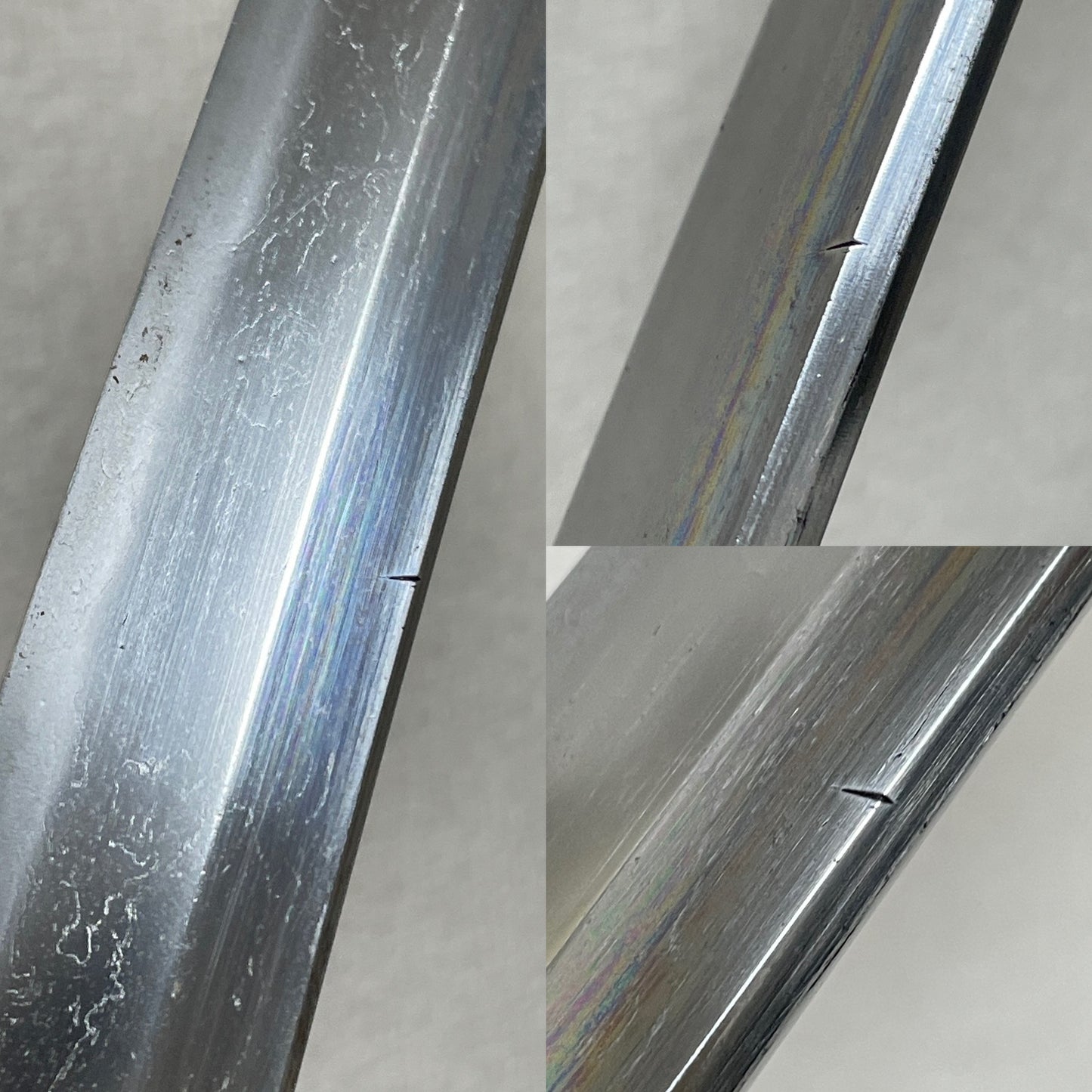 Homarekizu 誉傷 Wakizashi, Kikko pattern 亀甲文様 Habaki, Edo period mumei