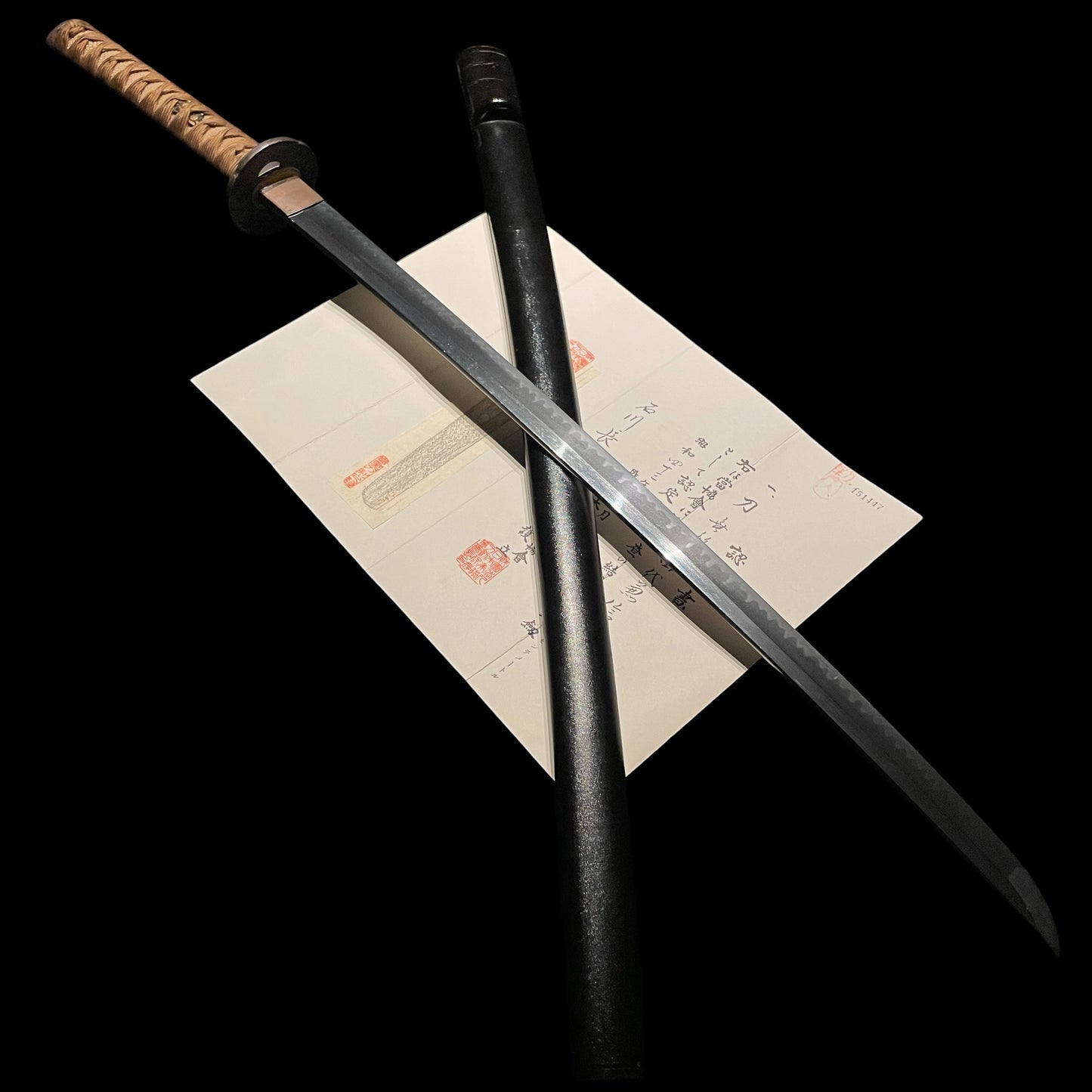 Tashiro Kanenobu 田代兼信 KATANA, Early Edo period, NBTHK Certificate