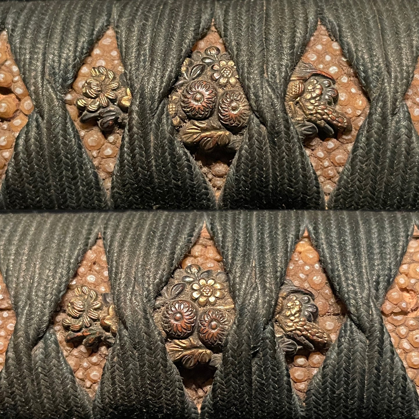 Oozori 大反 WAKIZASHI, Sue-Koto 末古刀, Matsuba 松葉 Fuchikashira, Muromachi period