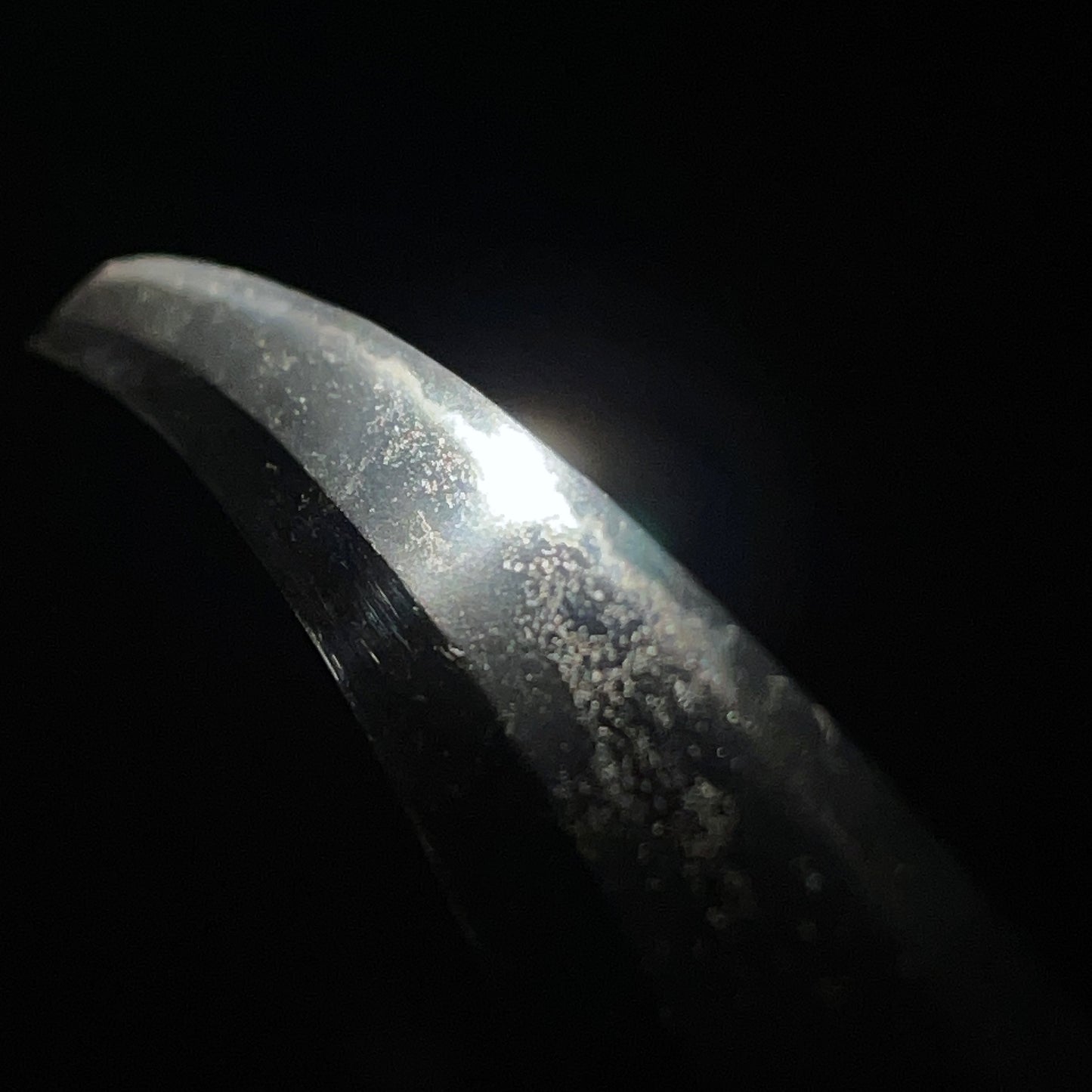 Sue-KOTO KATANA, Shakudo Fuchikashira 赤銅桐波図縁頭, Late Muromachi period mumei