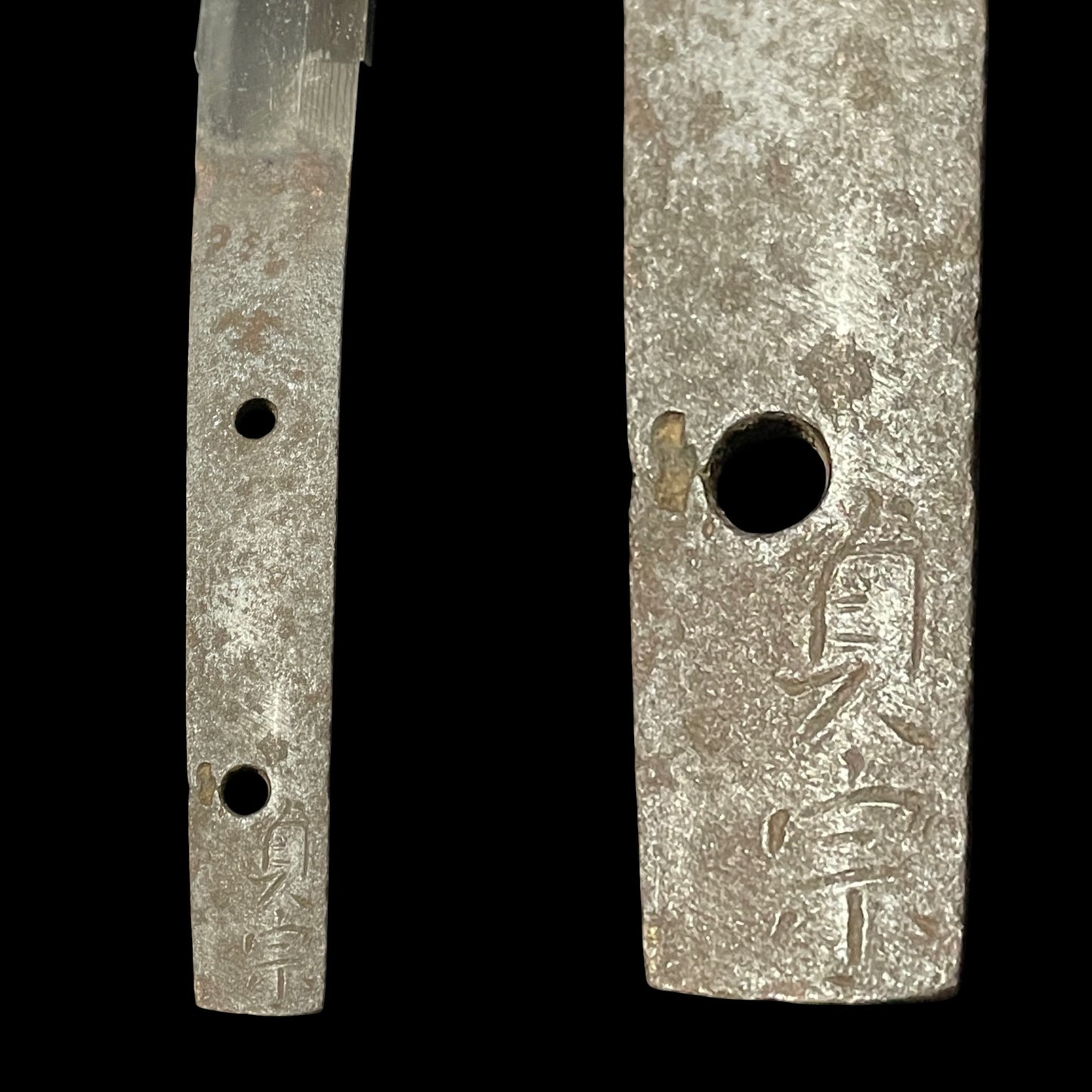 Sadamune 貞宗 signed Wakizashi, Dog Fuchikashira, Shakudo Kozuka, Edo period