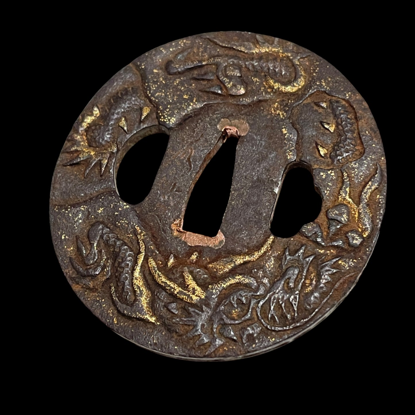 Kozukedaijo Sukesada 横山上野大掾祐定 signed Wakizashi, Dragon Fittings, Edo period