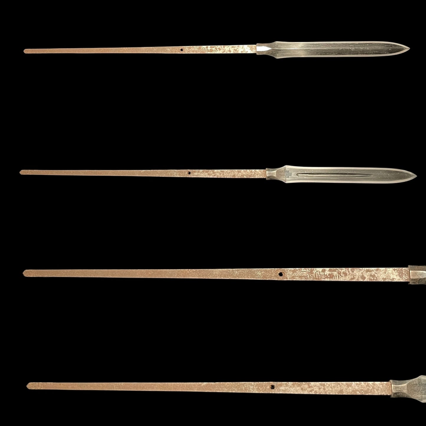 Nobutada 信忠 signed Hirasankaku-Yari 平三角槍, with NBTHK Certificate, Edo period