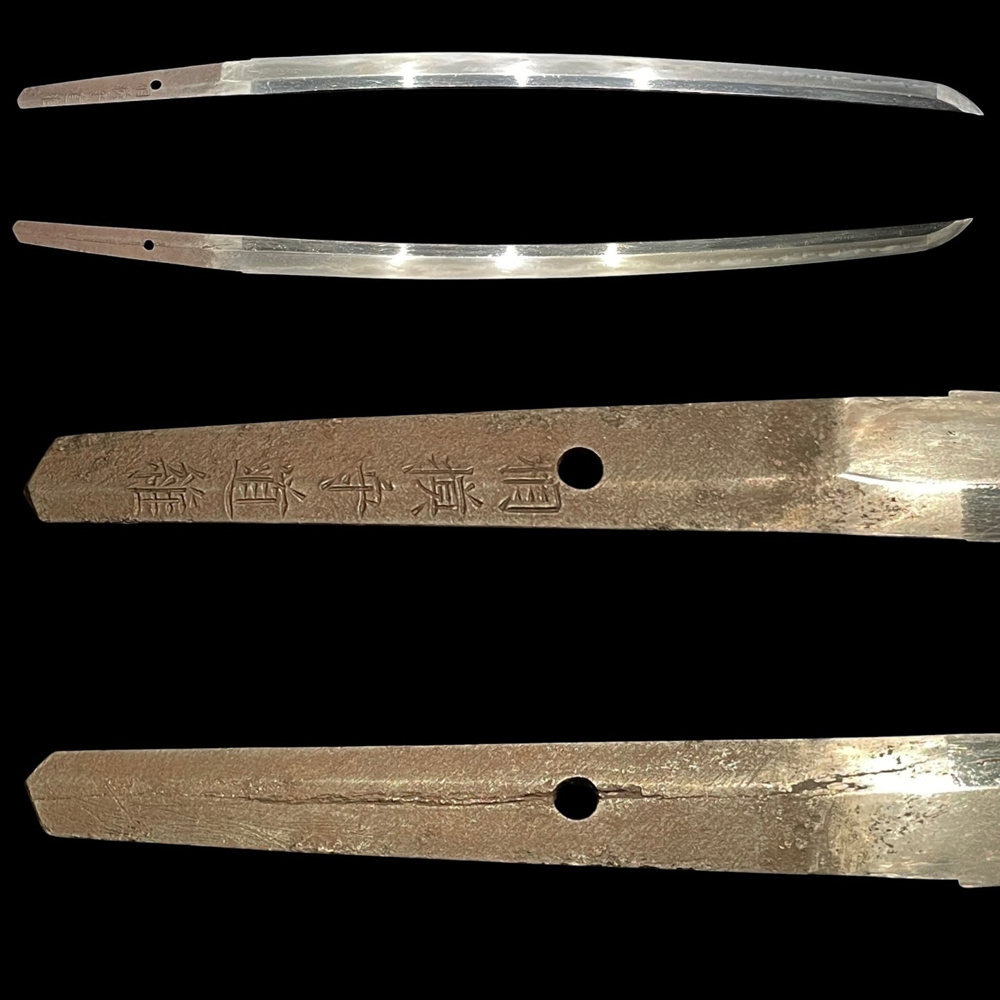 Sagaminokami Michitsugu 相模守道継 signed Wakizashi, Kikkoumon-Saya 亀甲紋鞘, Edo period