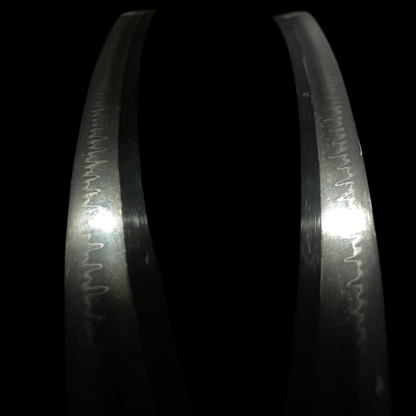 High-grade fittings Wakizashi, Ishiguro Masatsune signed Fuchi, with Kozuka Kogai