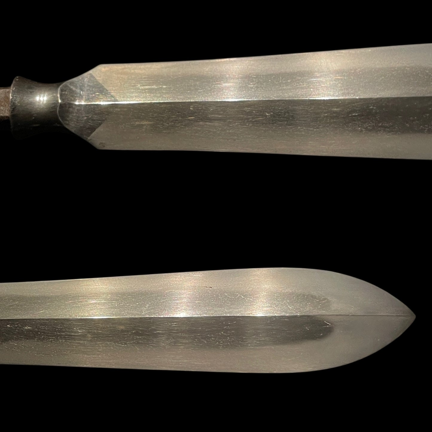 Ginnan Sasaho Yari 銀杏笹穂槍, Uda Kunimasa 宇多國正 signed, Muromachi period