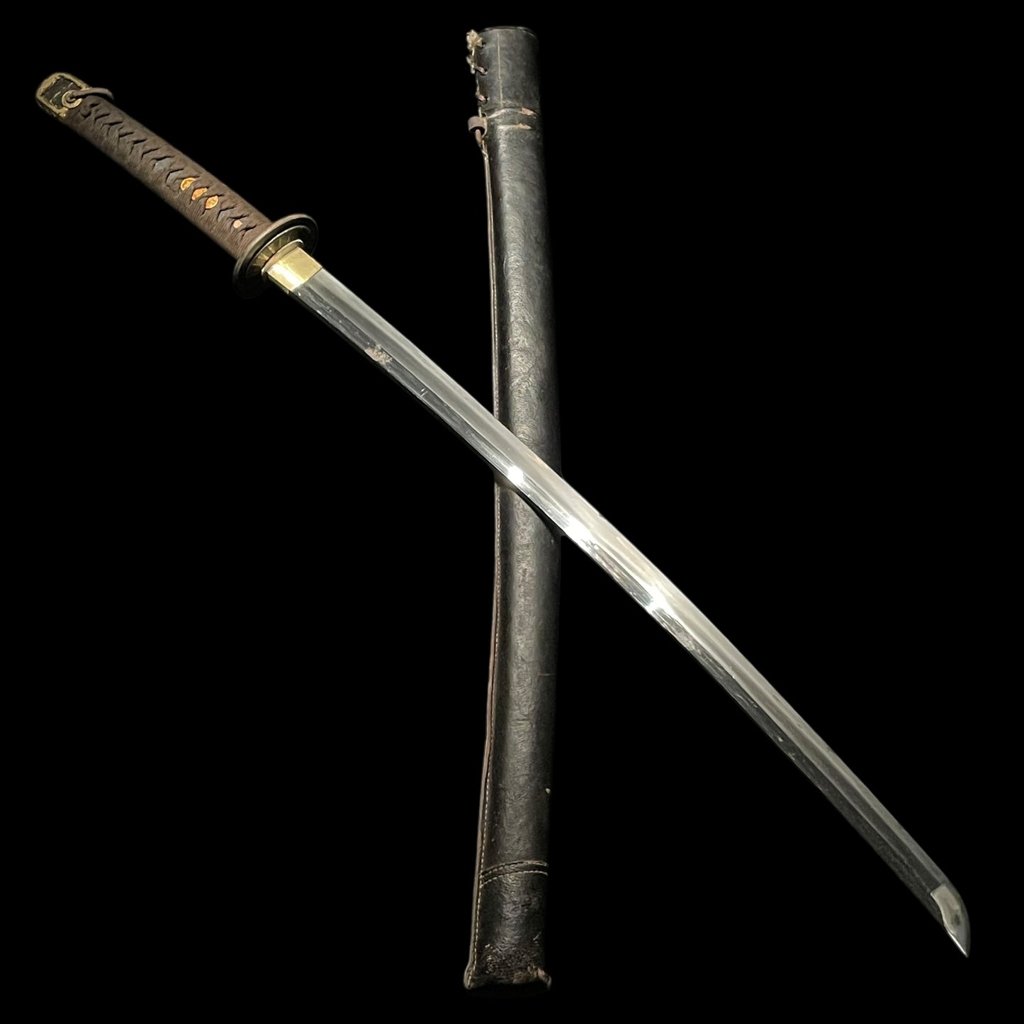 Navy GUNTO, Noguchi Mitsunaga 野口光長 signed, WW2 Original, Japanese Officer Sword