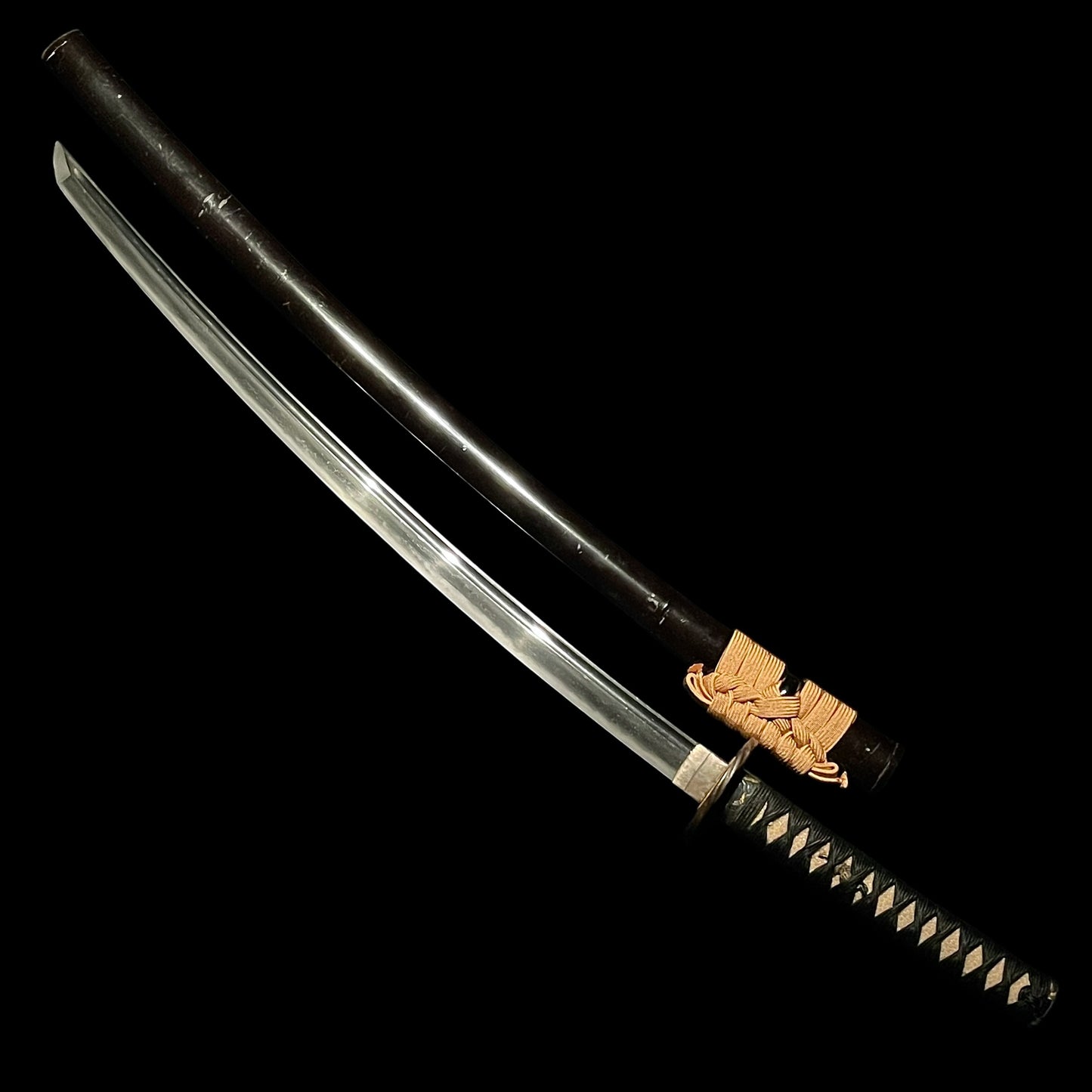 Takinobori 滝登り Tsuba KATANA, Bohi 棒樋, Muromachi period, Oosuriage mumei