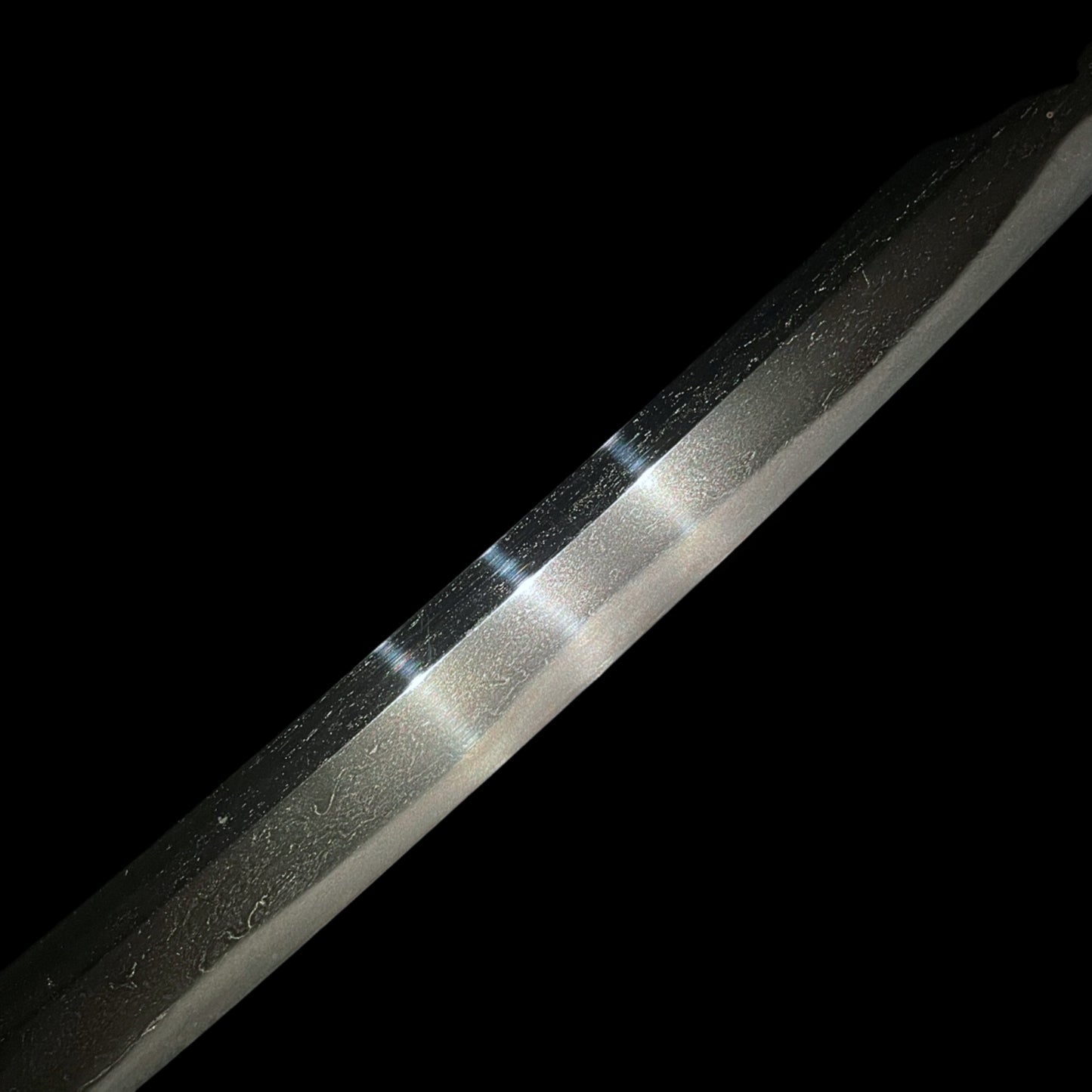 Soten-Tsuba 宗典鍔 Wakizashi, Paulownia Fuchikashira, Edo period mumei