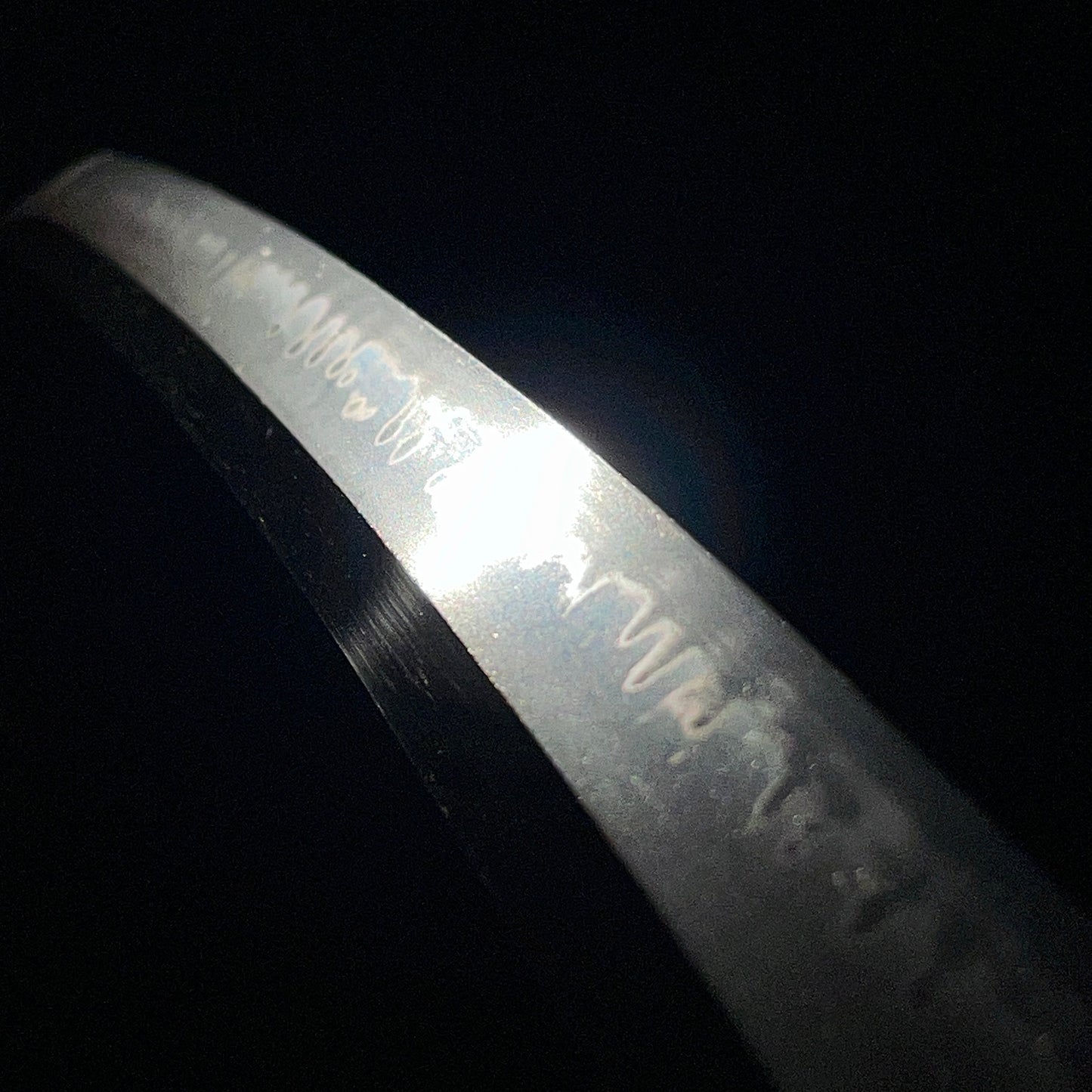 Fish and shellfish Fittings, Amazing Hamon Wakizashi, Edo period mumei