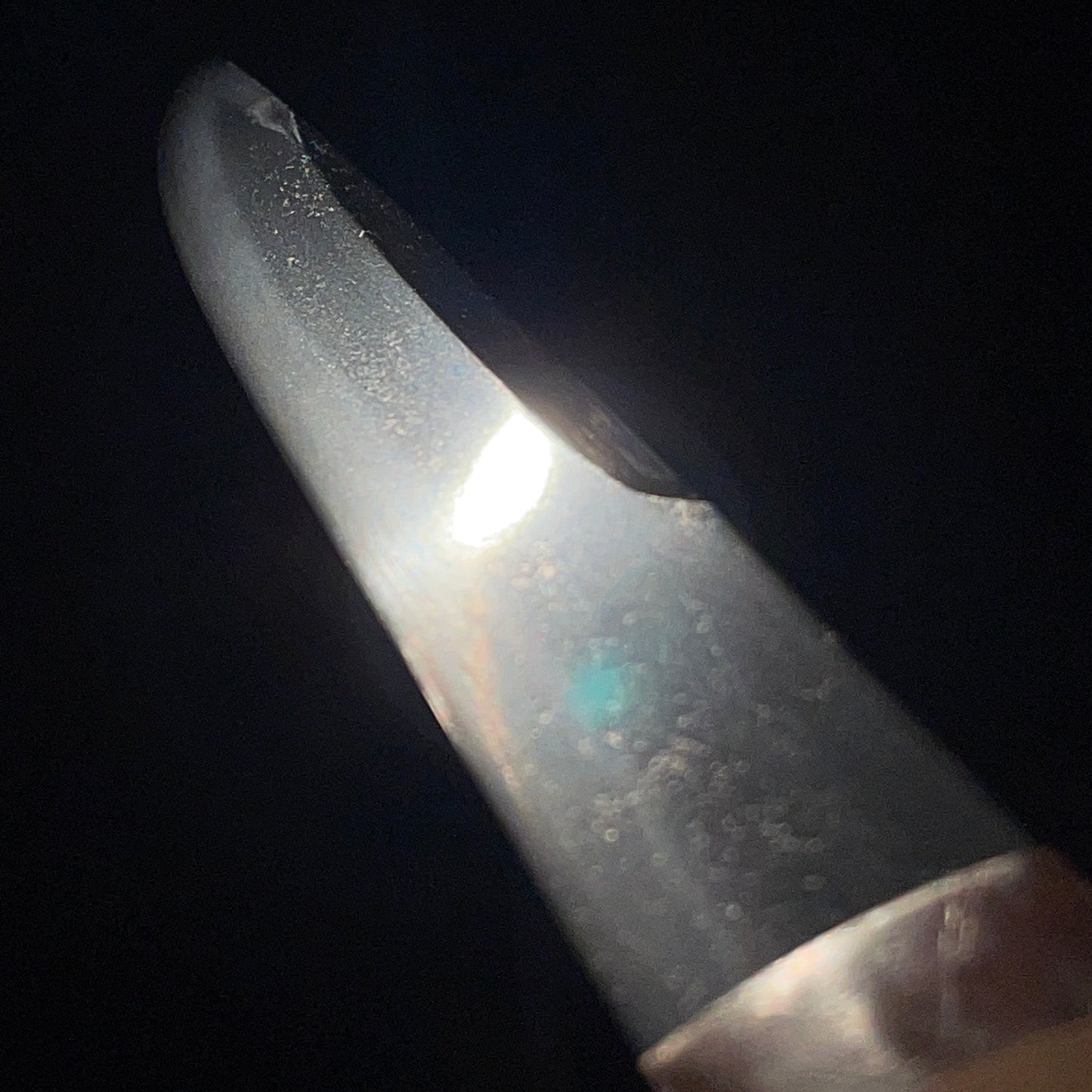 Unokubi-Zukuri 鵜首造 Tanto, Shinshinto Late Edo perio mumei, Thick Blade