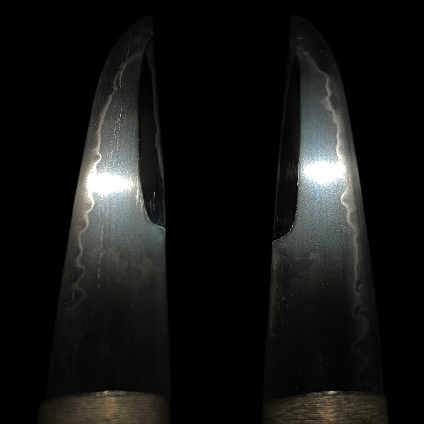 Matsushiro Style Unokubi TANTO, with Kogai, Edo period mumei