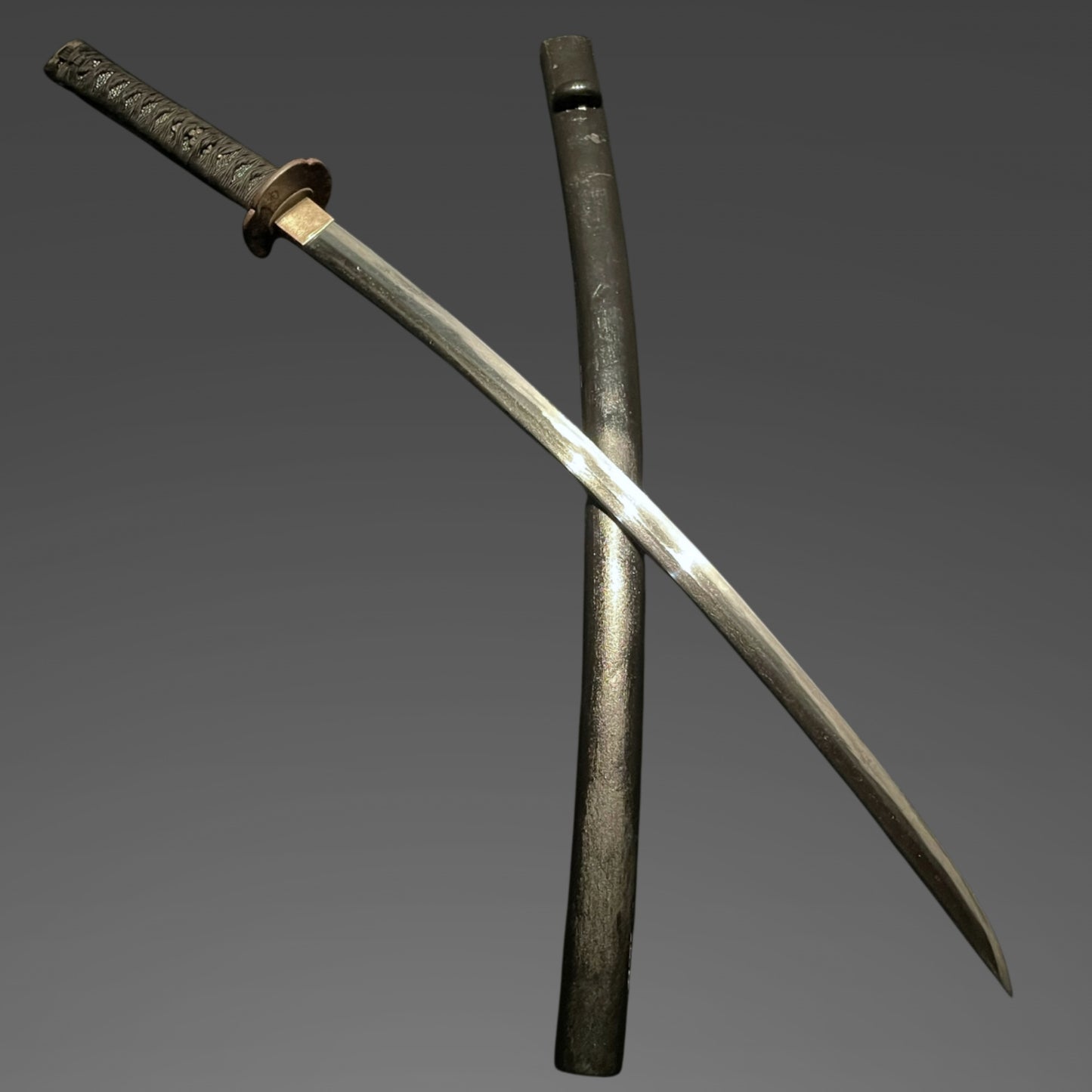 Kodachi 小太刀 Shobuzukuri, Dragon Fittings, Tadamitsu 忠光 signed