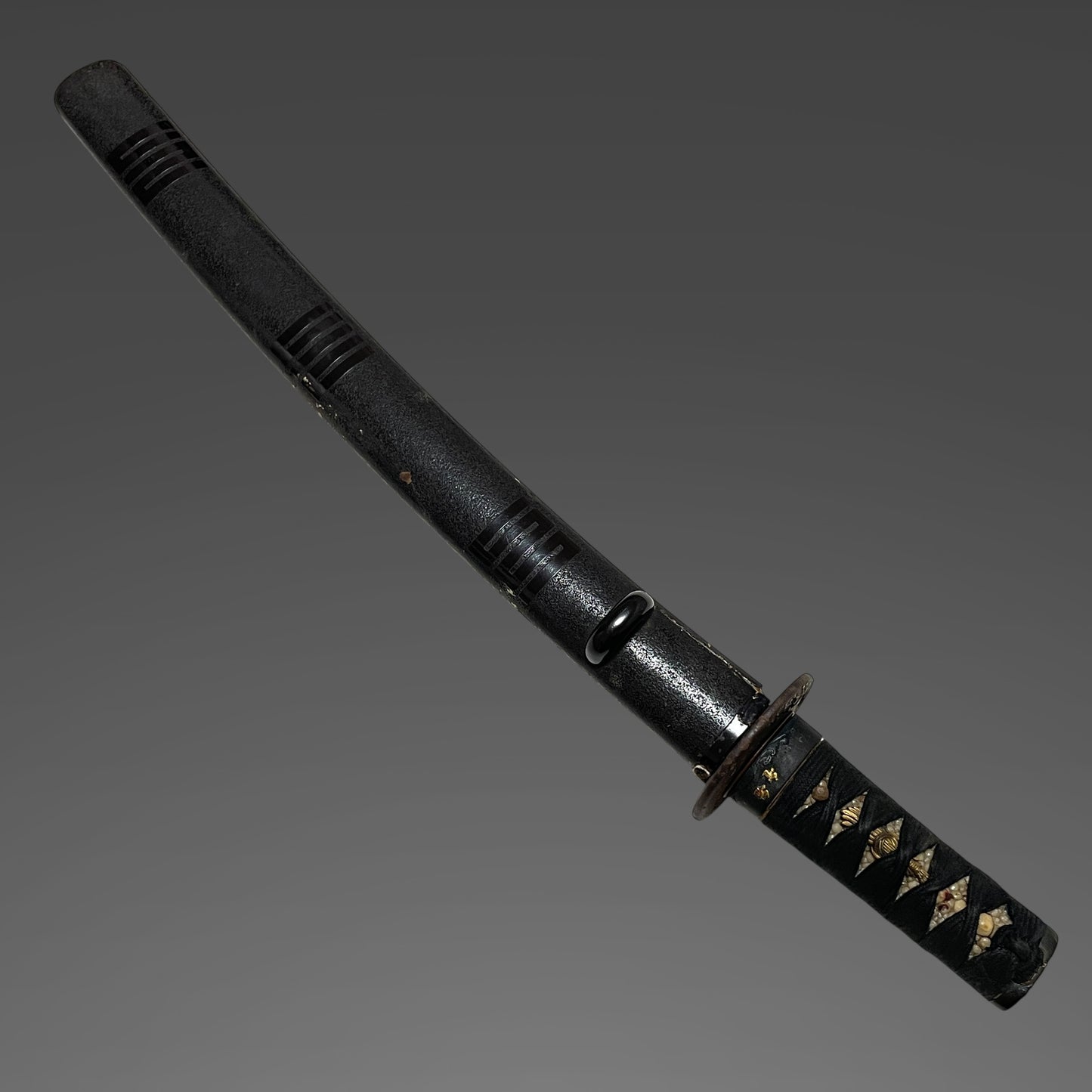 Shobuzukuri Wakizashi 菖蒲造脇差, High-Grade Tsukamae Edo period mumei
