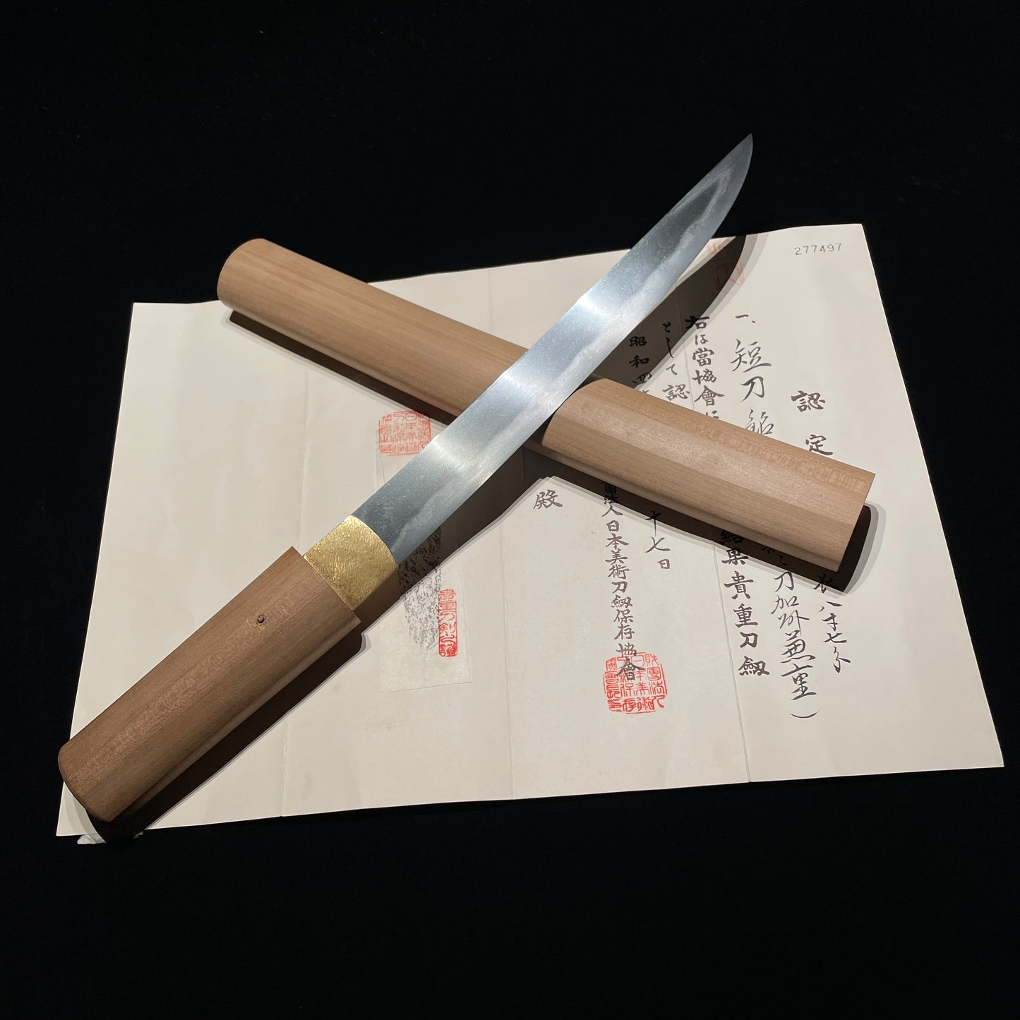 Kashu Kaneshige 加州兼重, Wide and Thick TANTO, Late Edo Bakumatsu Period