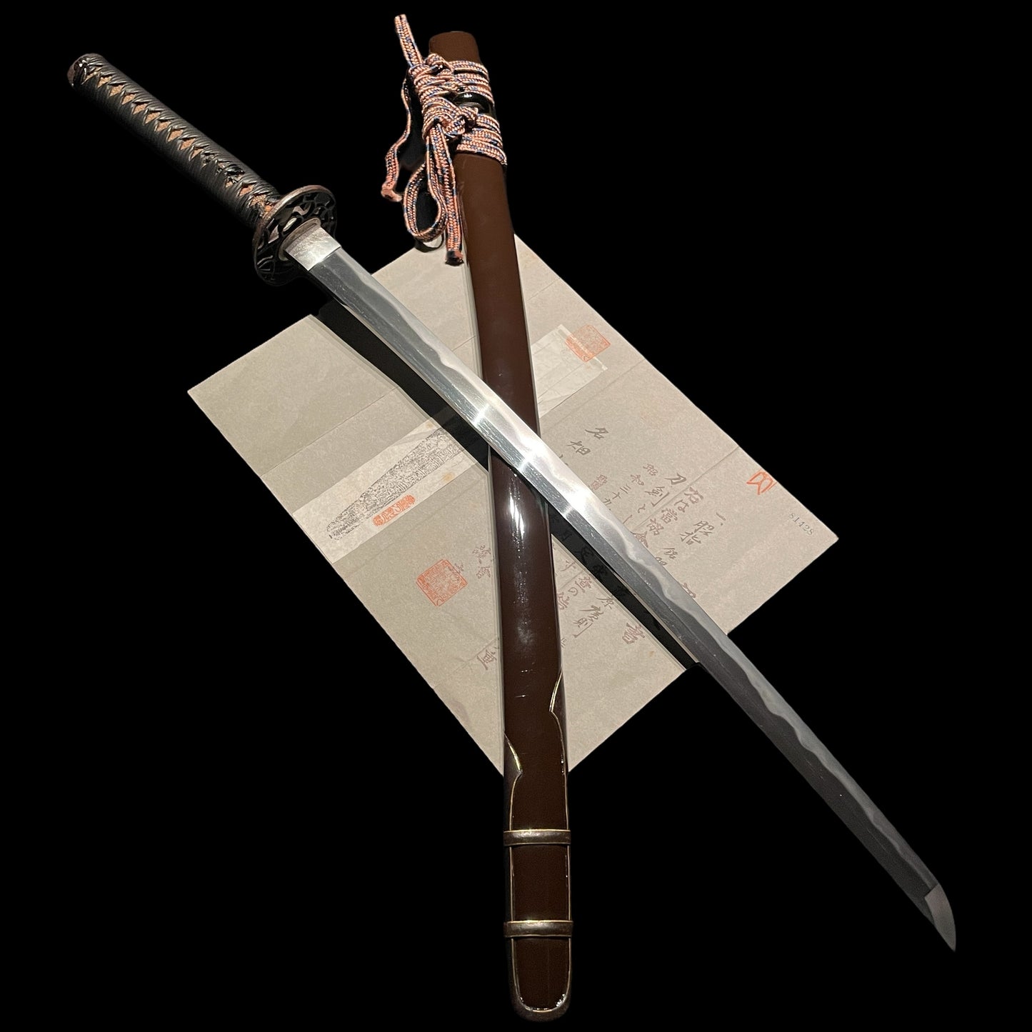 Hizenkoku Fujiwara Hironori 肥前国藤原廣則 signed, Long Wakizashi, Edo period