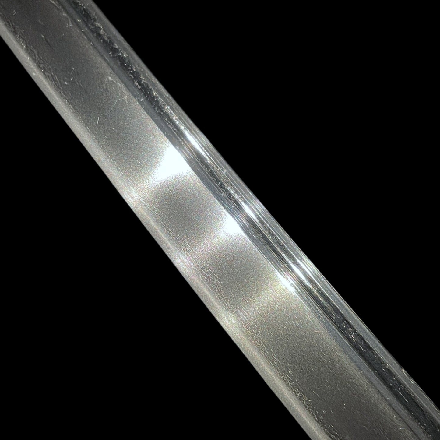 Bohi 棒樋, Suguha 直刃 Wakizashi in Shirasaya, Muromachi period mumei