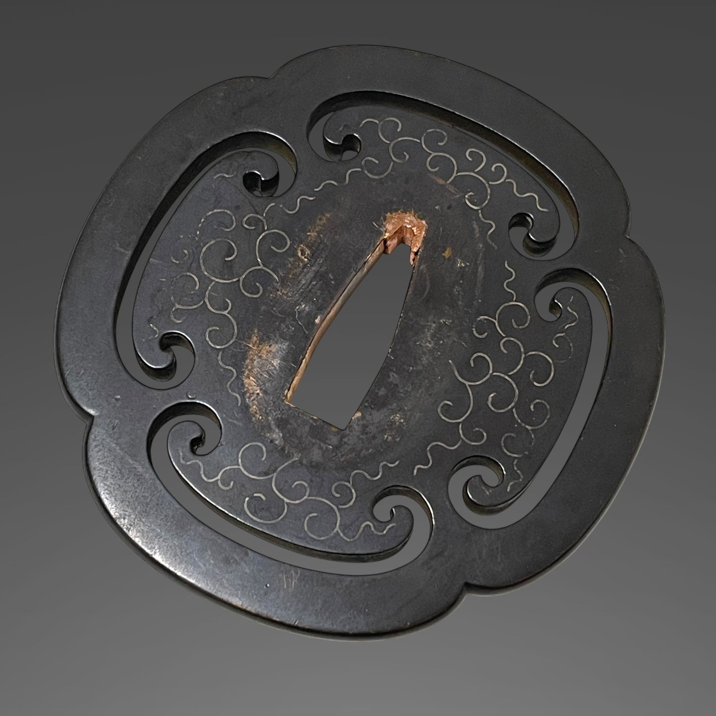 Suzuki Kaganokami Sada August 1692 signed KATANA, Inrokizamisaya 印籠刻鞘, Edo period