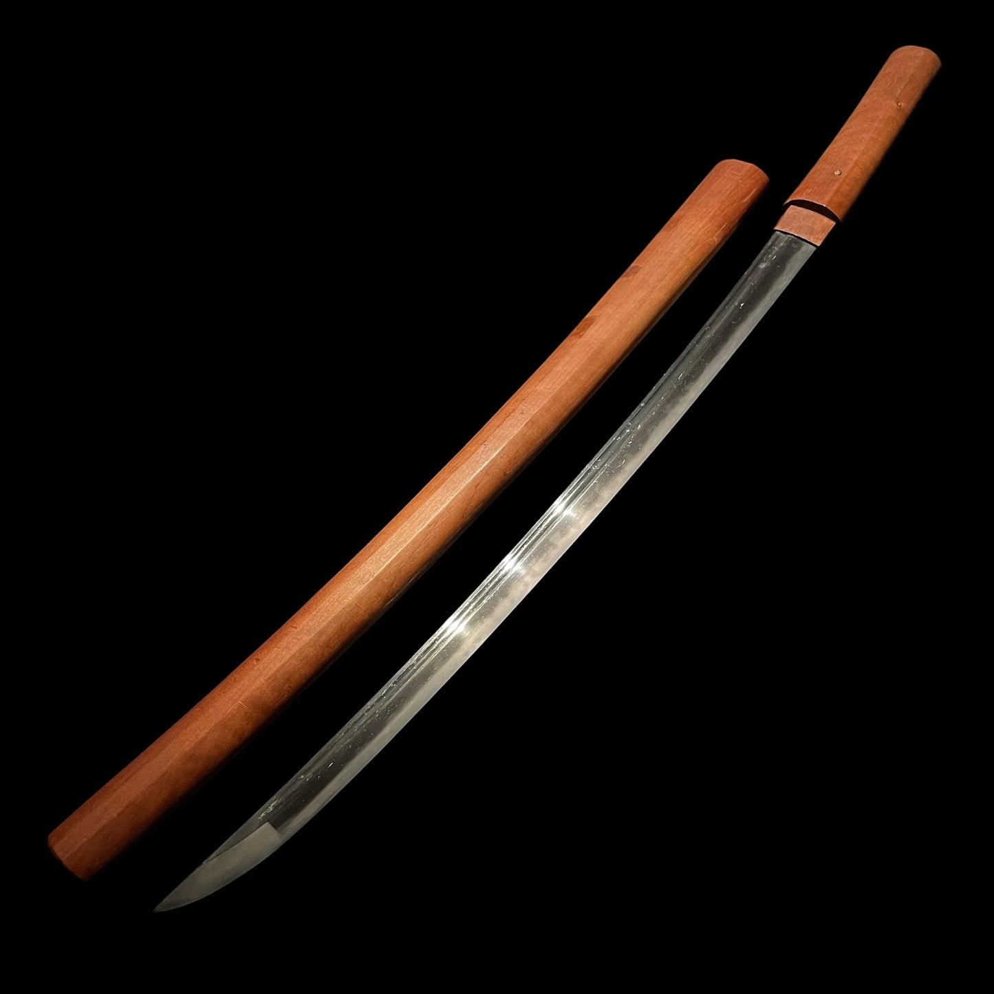 Ookissaki 大切先, Bicchunokami Tachibana Yasuhiro 備中守橘康廣 signed, Long Wakizashi, Edo period