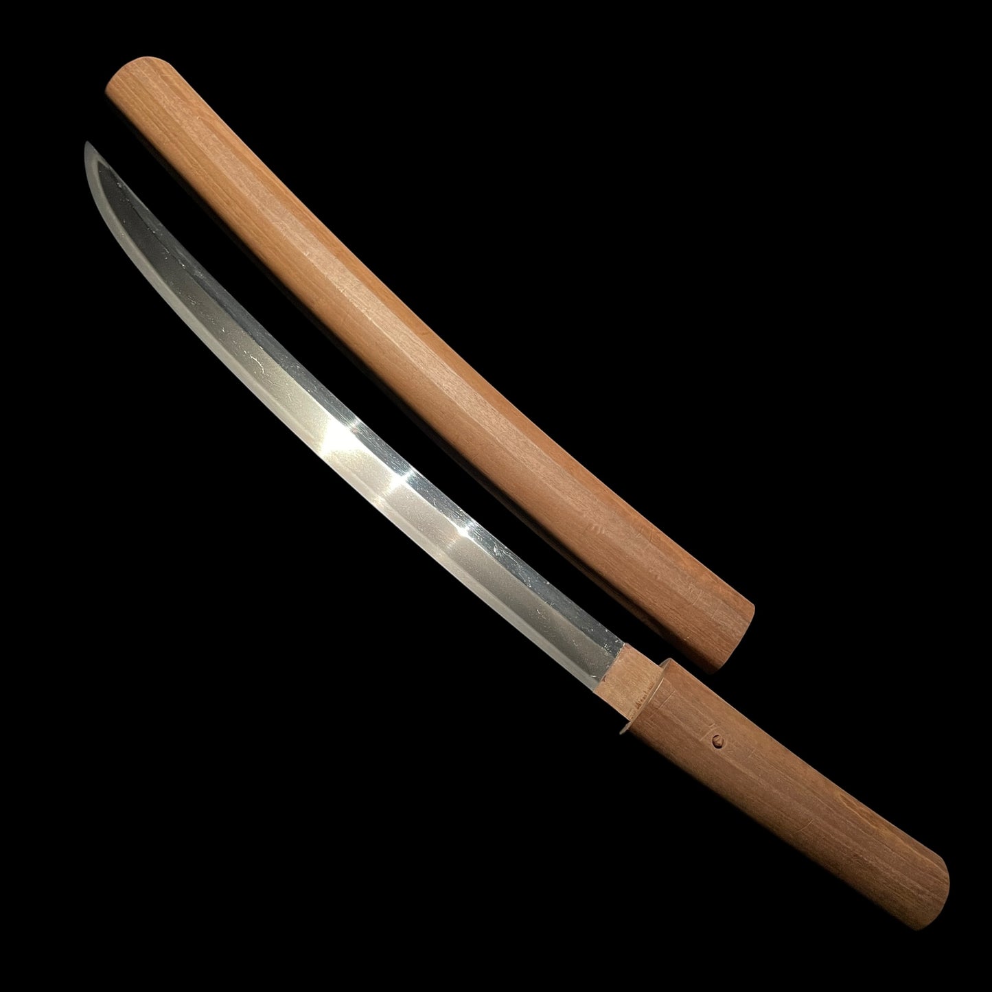 Shobuzukuri 菖蒲造 Wakizashi, Muromachi period mumei