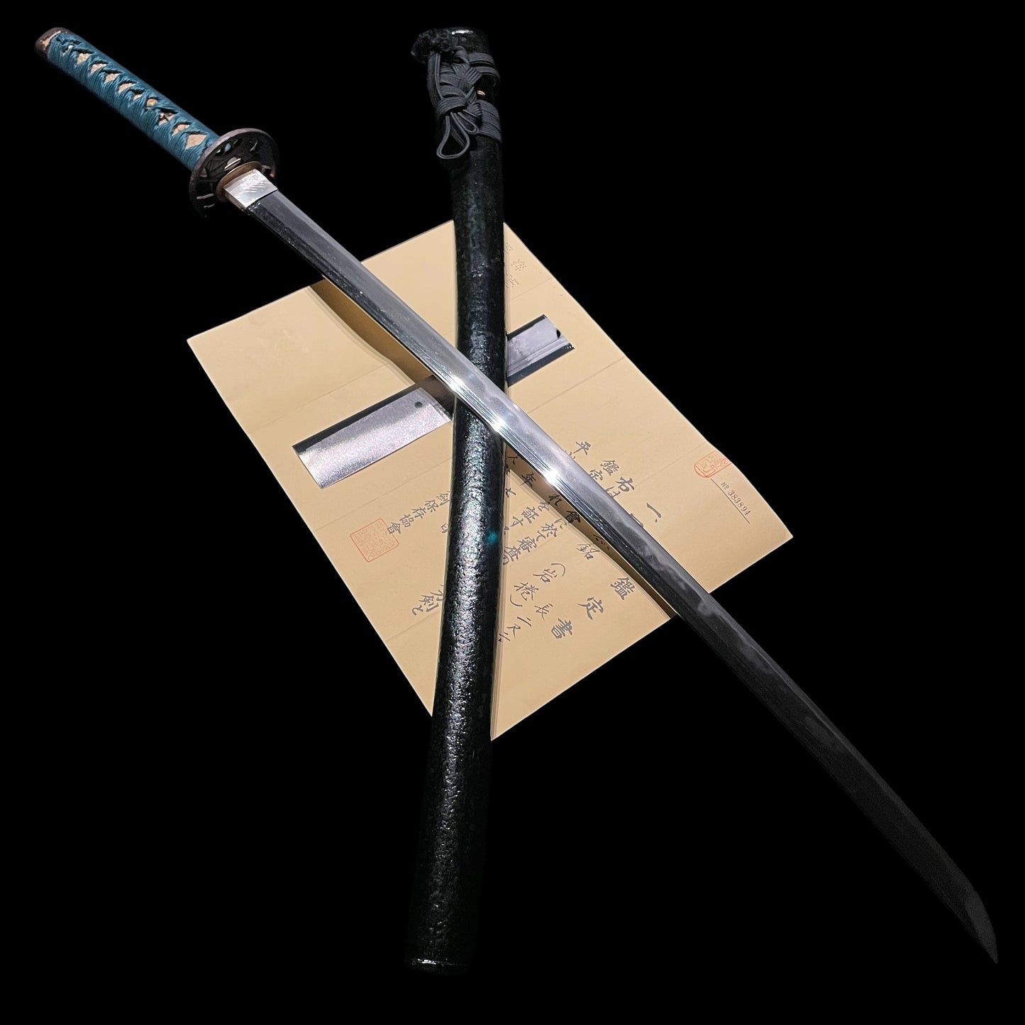 Ganmaku 岩捲 KATANA, Futasujihi 二筋樋, Mino School, Early Edo period, NBTHK Certificate
