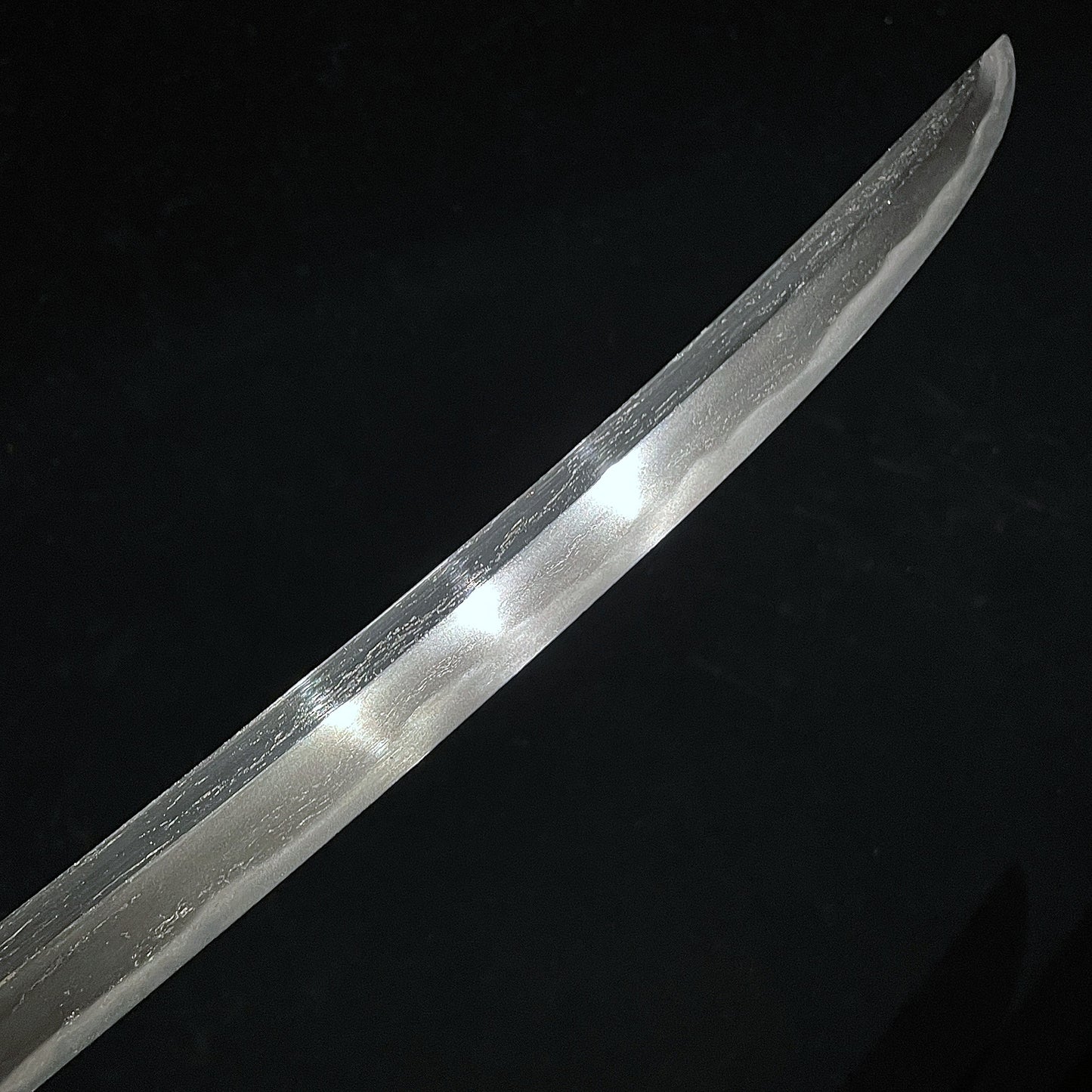 Shobuzukuri Wakizashi 菖蒲造脇差, Torame-Shirasaya 虎目白鞘, Edo period mumei