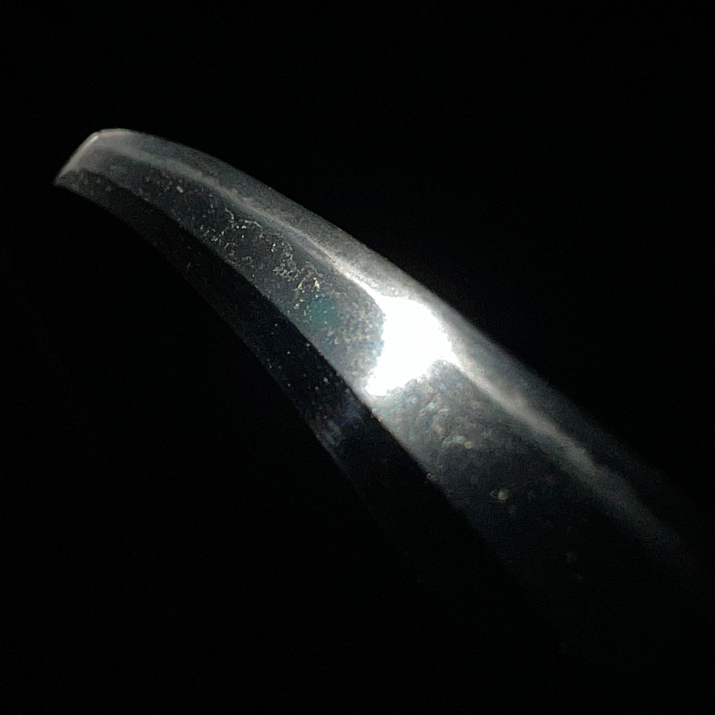Long Wakizashi, Rare style Silver cover Habaki, Edo period mumei