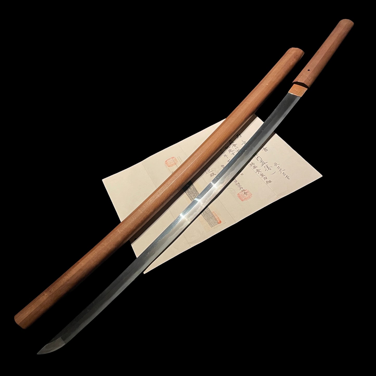 Yamon Naokatsu 弥門直勝 KATANA, Wide Blade, Edo period, NBTHK Certificate