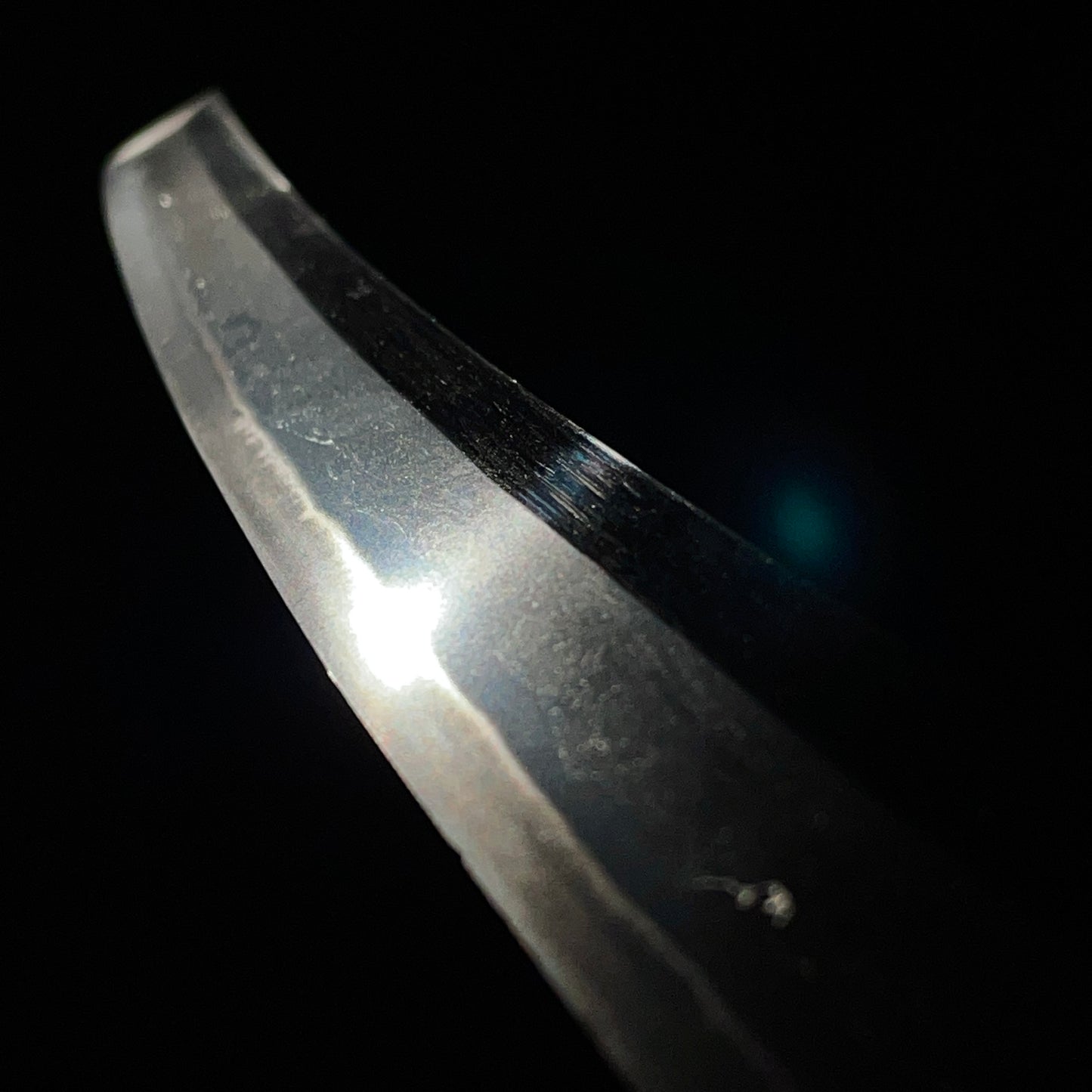 Hou 伯 signed WAKIZASHI, Raimon 雷紋 Kashira, Fuemaki-Zaya 笛巻鞘, Edo period