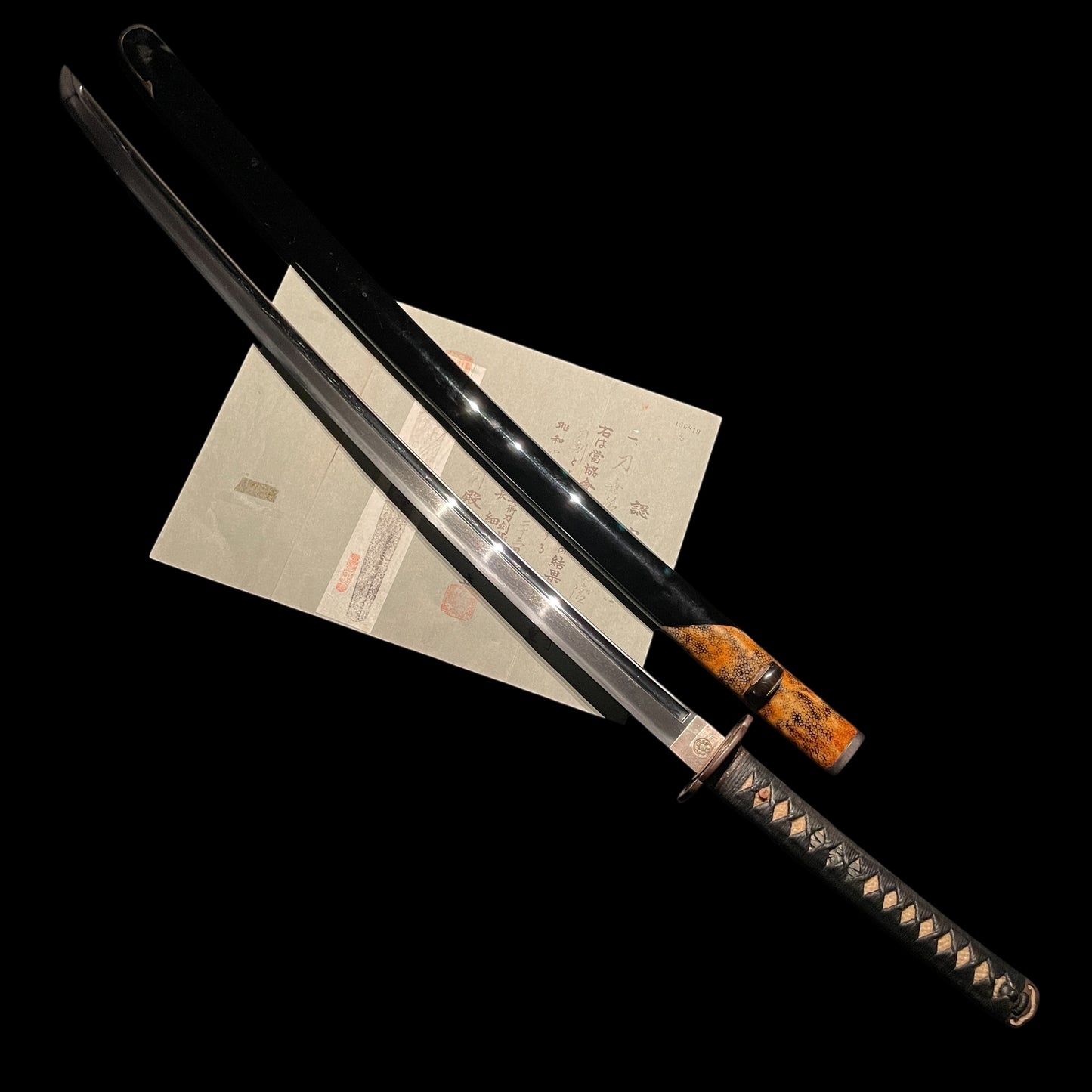 Yamashironokami Kunikiyo 山城守国清 Long KATANA, Early Edo period, NBTHK Certificate