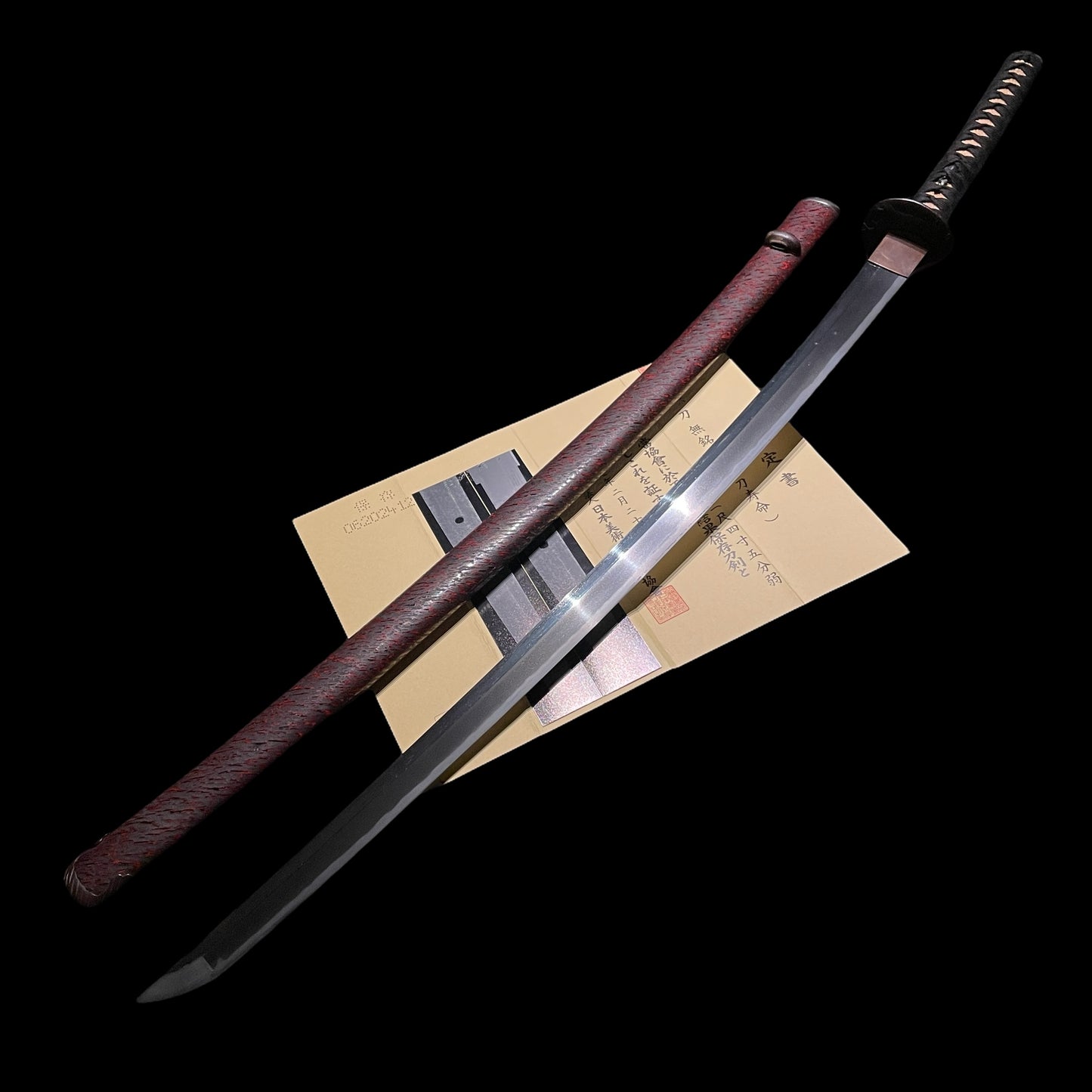 Shinshinto Jumyo 新々刀寿命, Long and Heavy KATANA,  Nagasa 740mm (29.13 in)