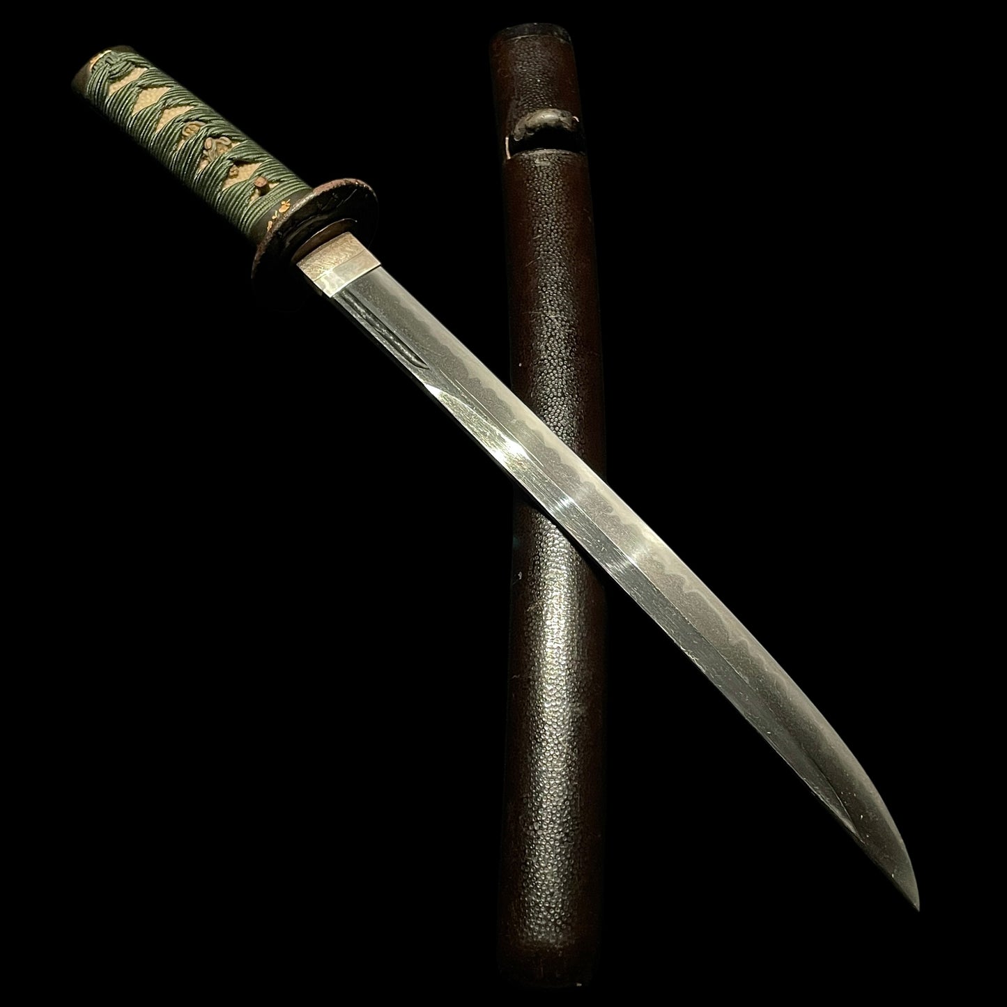 Naginata-Naoshi Zukuri 薙刀直造 Wakizashi, Miharaju Masaie 三原住正家 signed, Edo period