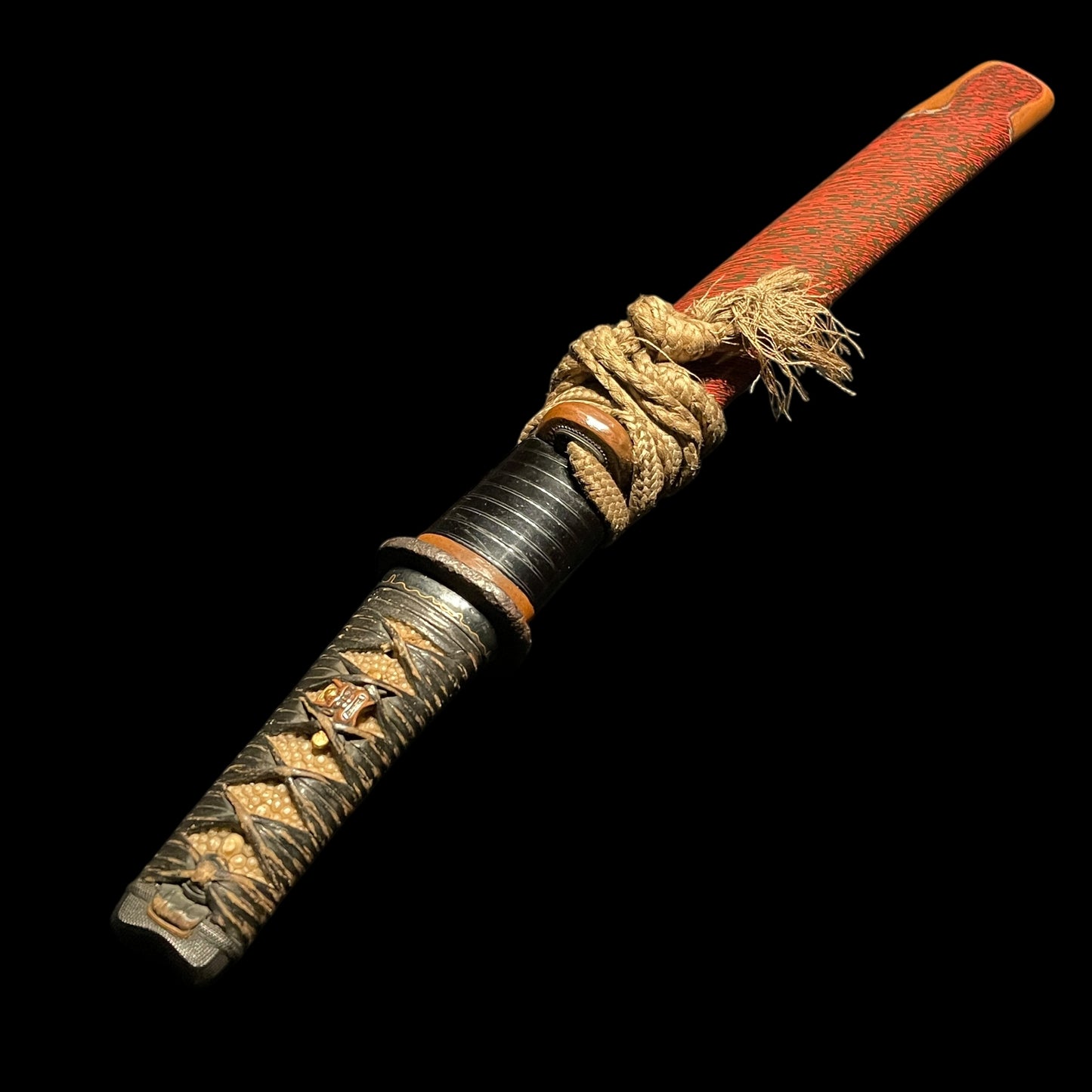 Very Thick YOROIDOSHI 鎧通, Oni Menuki 鬼目貫, Kasane 11.3mm(0.44in)