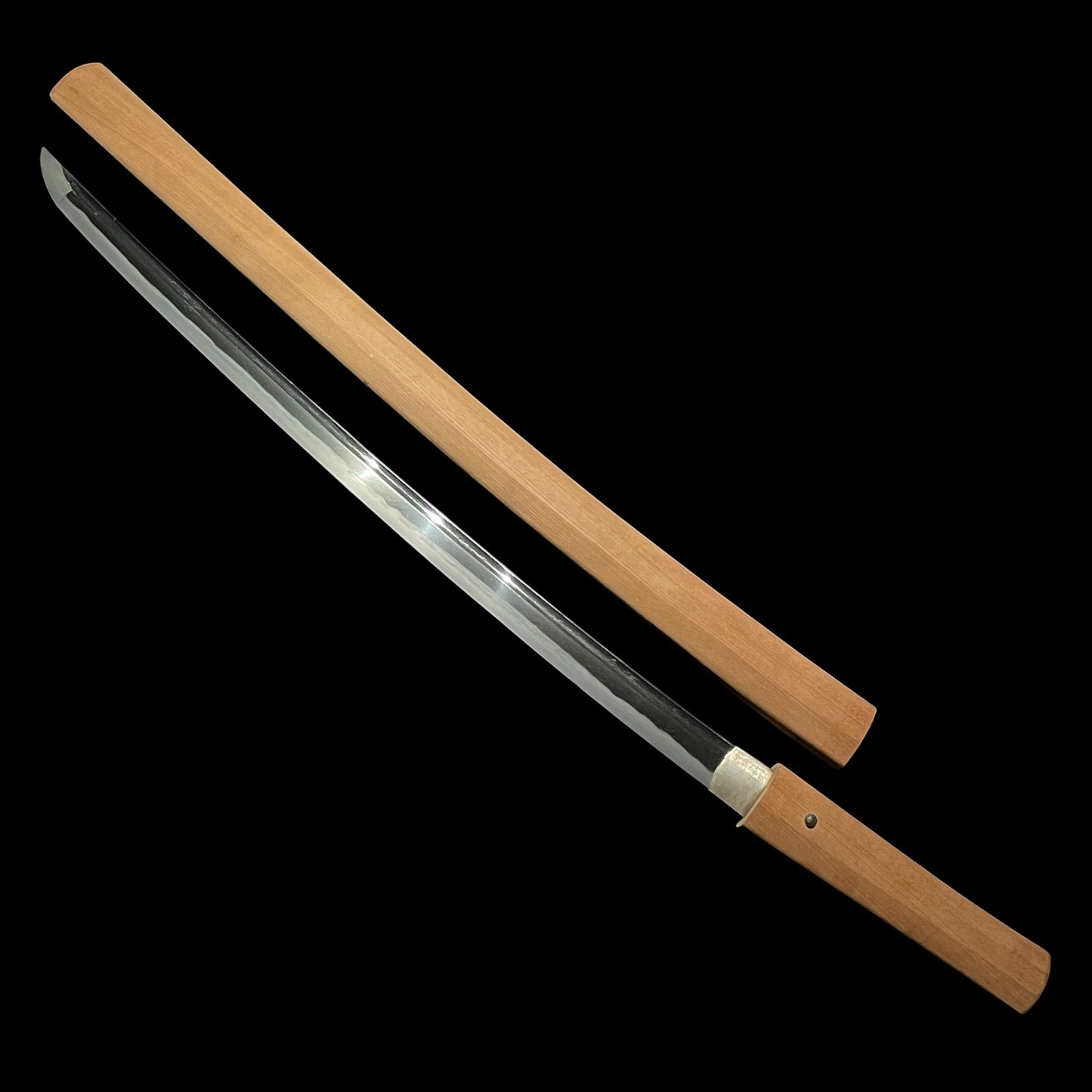 Kakitoshi Long Wakizashi, Bo-hi 棒樋 blade, Edo period mumei