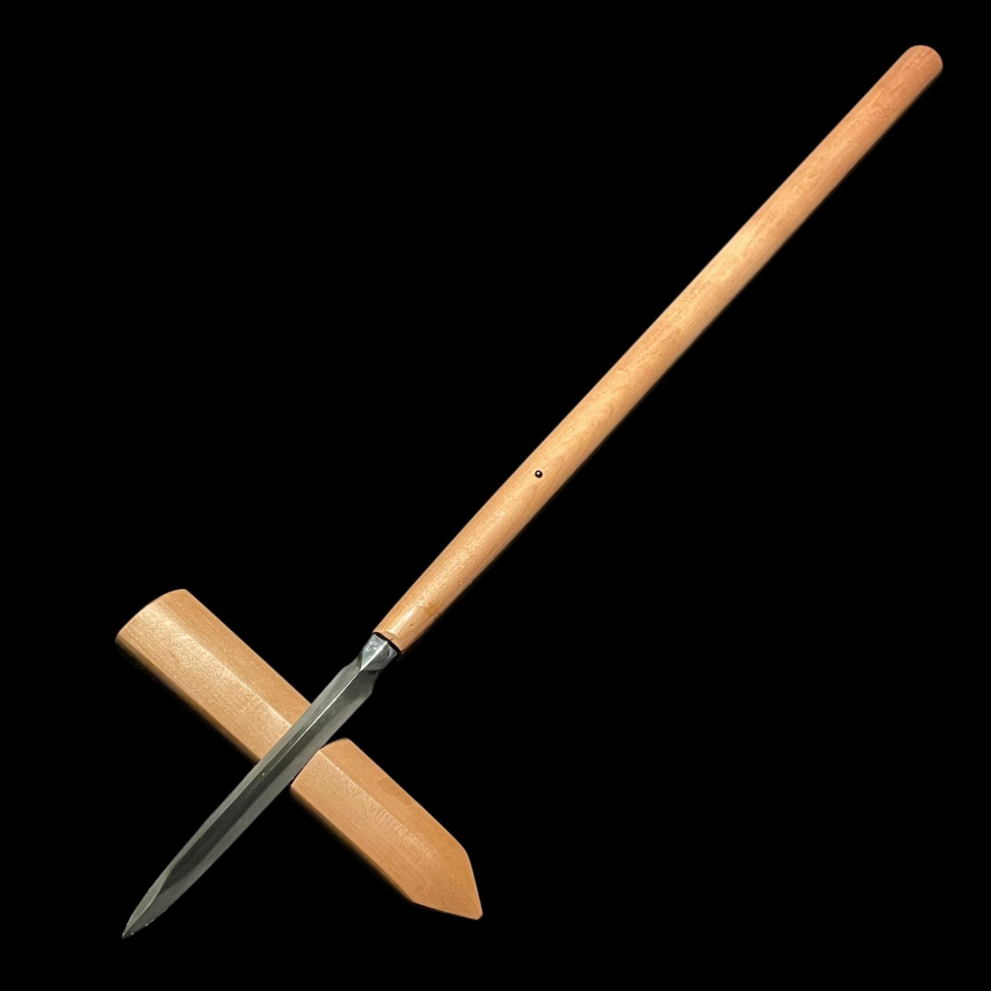 Hirasankaku Yari 平三角槍 in Shirasaya, Bishu 尾州 signed, Edo period