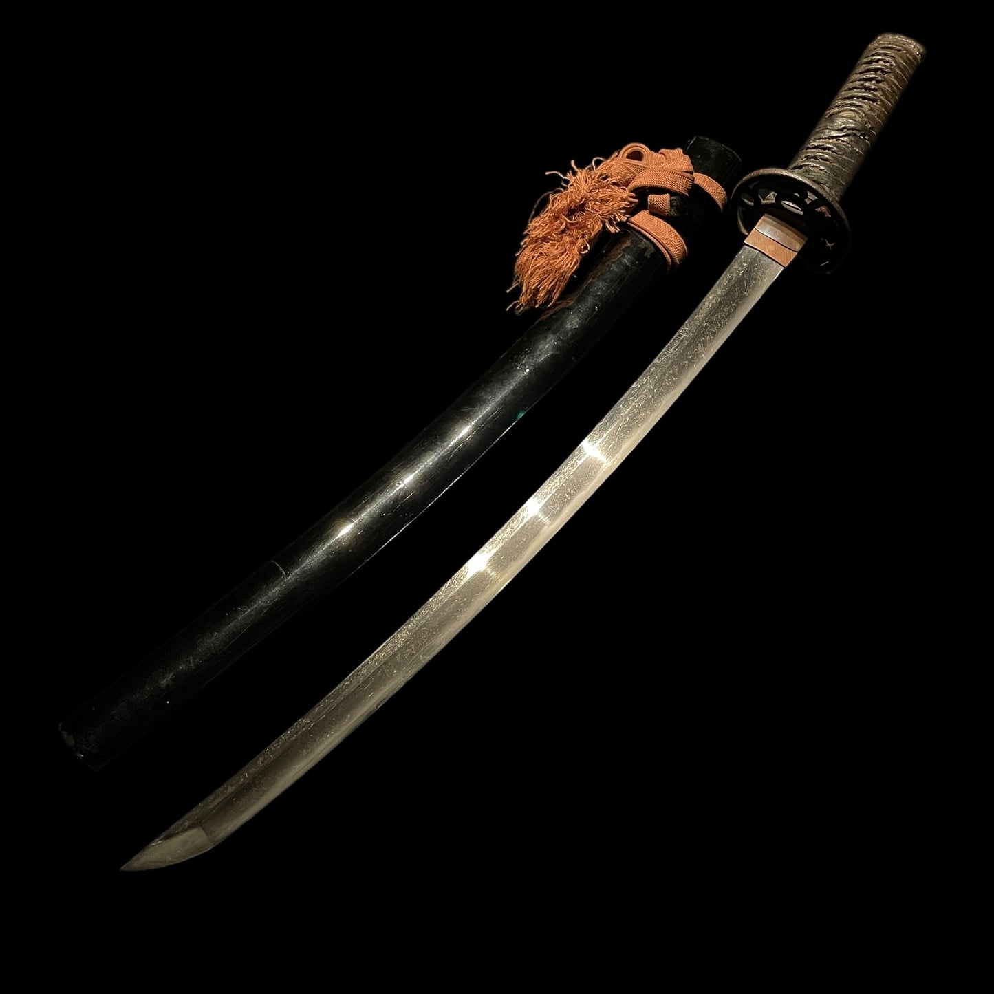 Midareba 乱刃 Wakizashi, Antique Japanese Samurai Sword Nihonto, Edo period