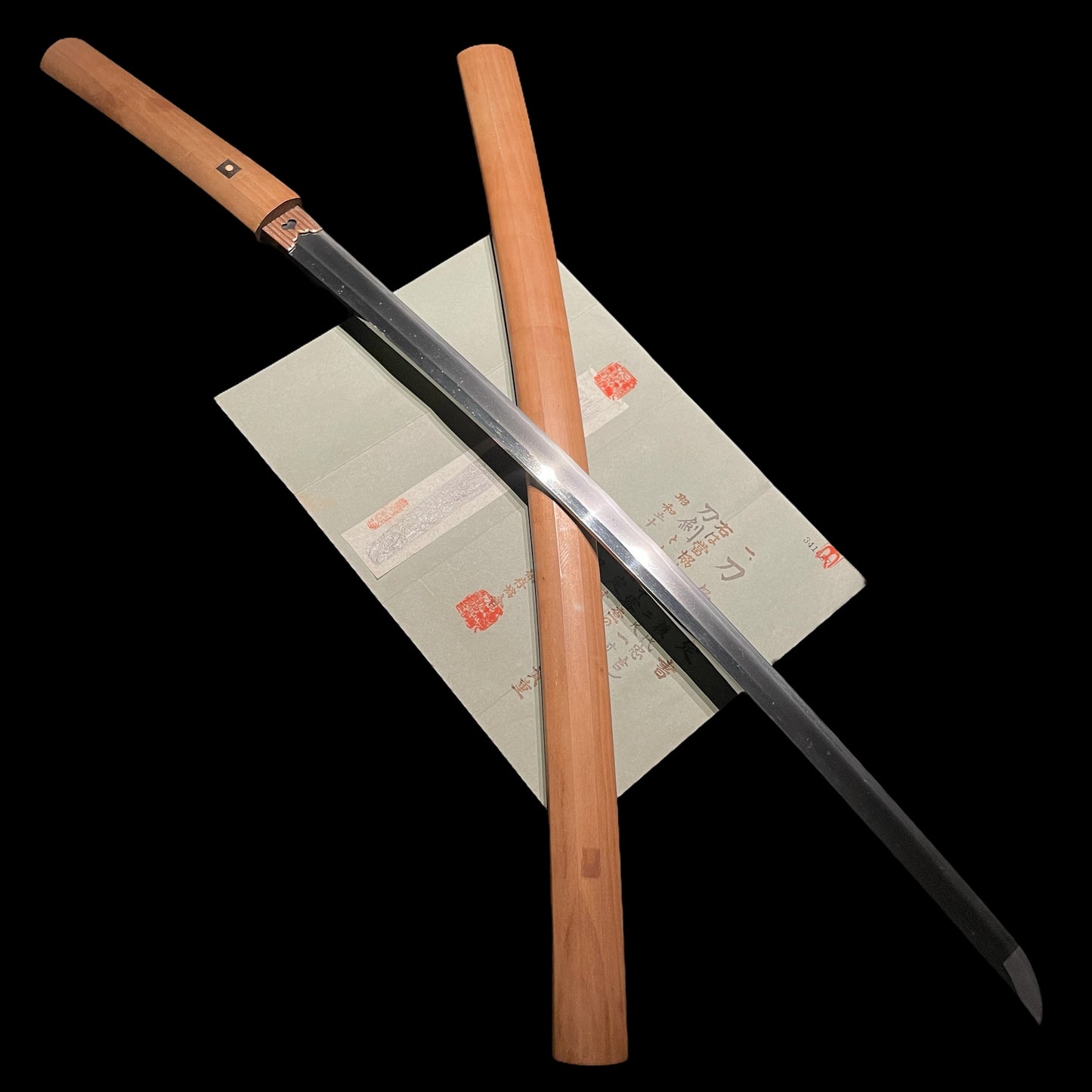 Kodai Tadayoshi 後代忠吉 KATANA in Shirasaya, Edo period, NBTHK Certificate