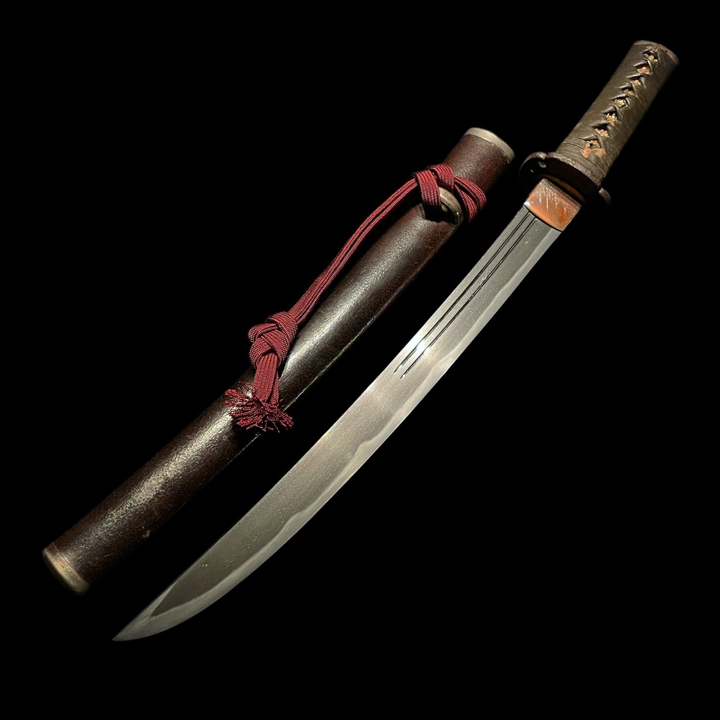 Yamatodaijo Fujiwara Masanori 大和大掾藤原正則 signed Wakizashi, Horse Kozuka, Edo period