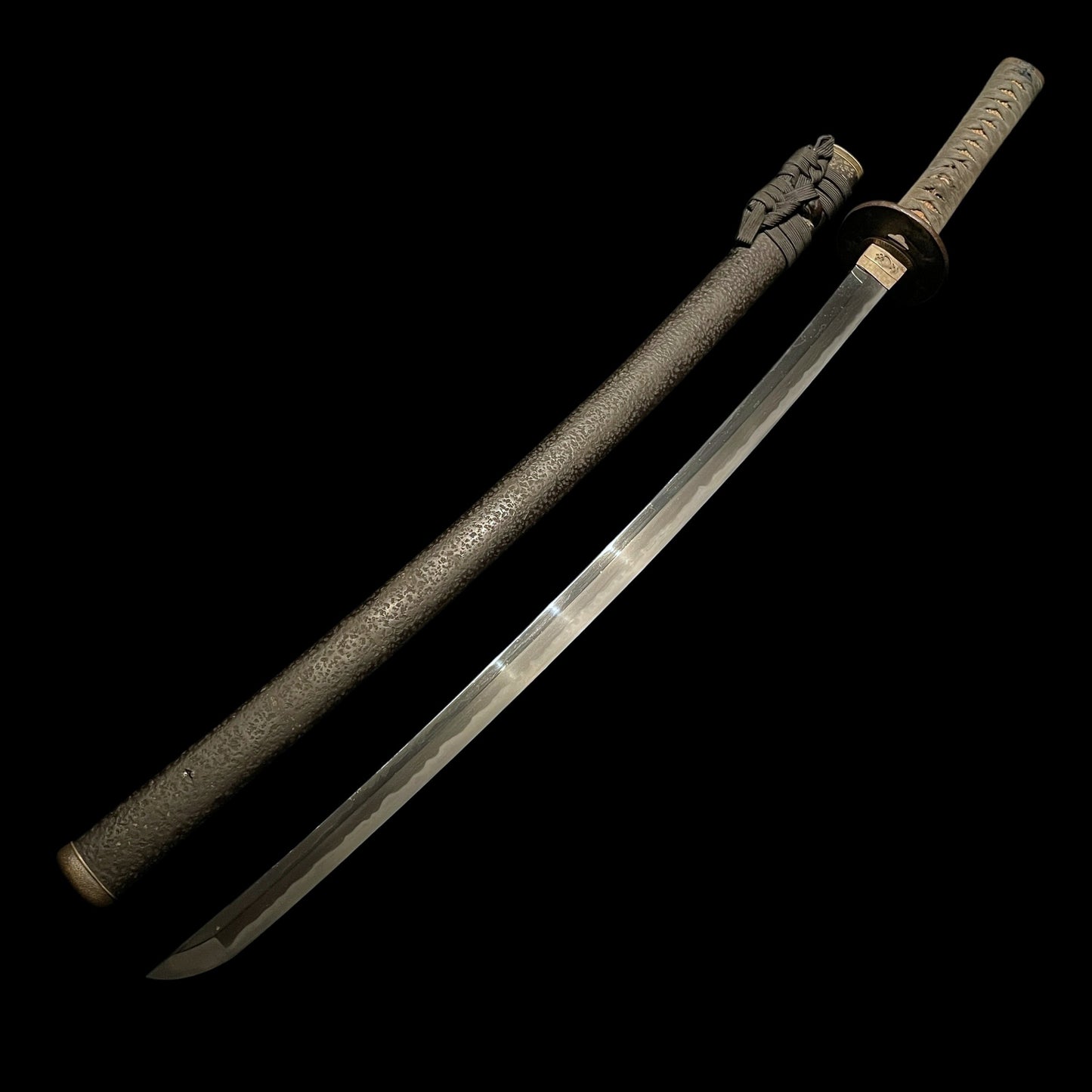 Brass Fittings KATANA, Sekizenjoke Chikanori 関善定家近則 signed, Late Edo period