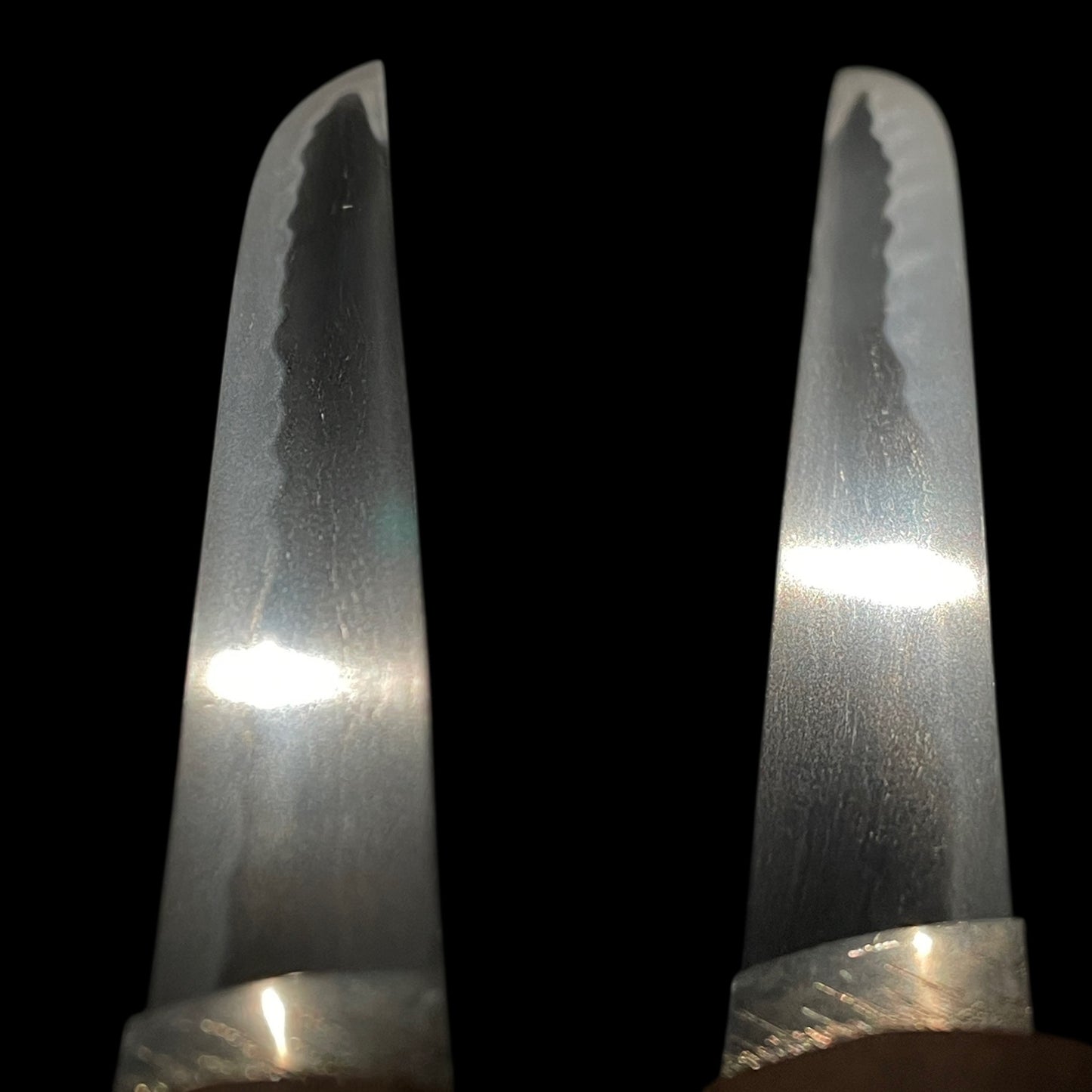 Polished TANTO in Shirasaya, Gunome-Hamon, Edo period mumei